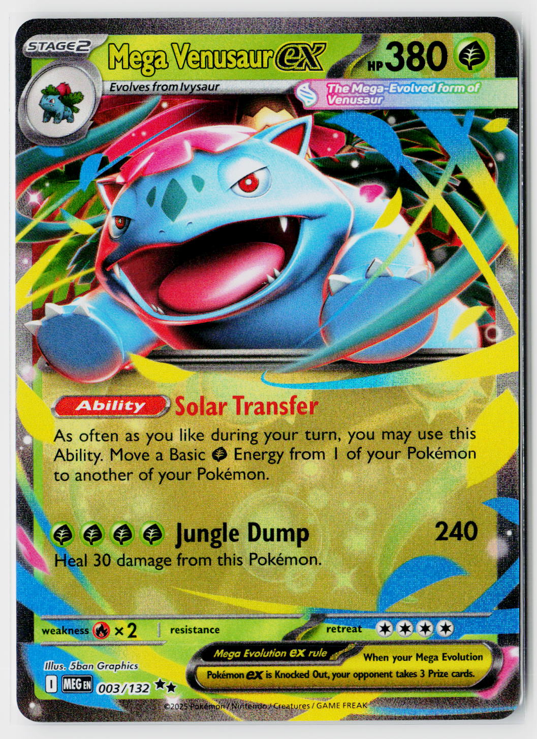 ME01: Mega Evolution #003/132 Mega Venusaur ex
