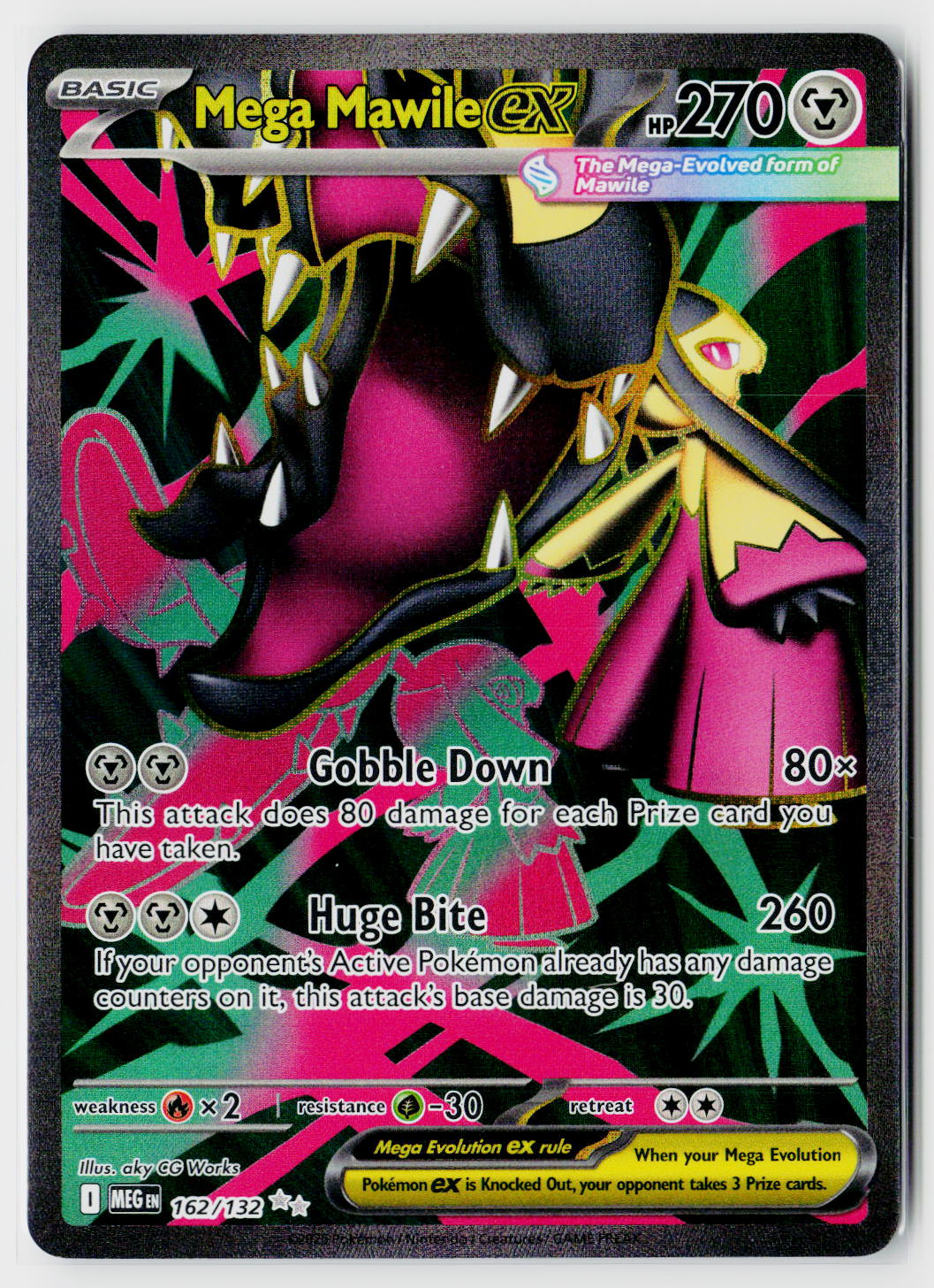 ME01: Mega Evolution #162/132 Mega Mawile ex