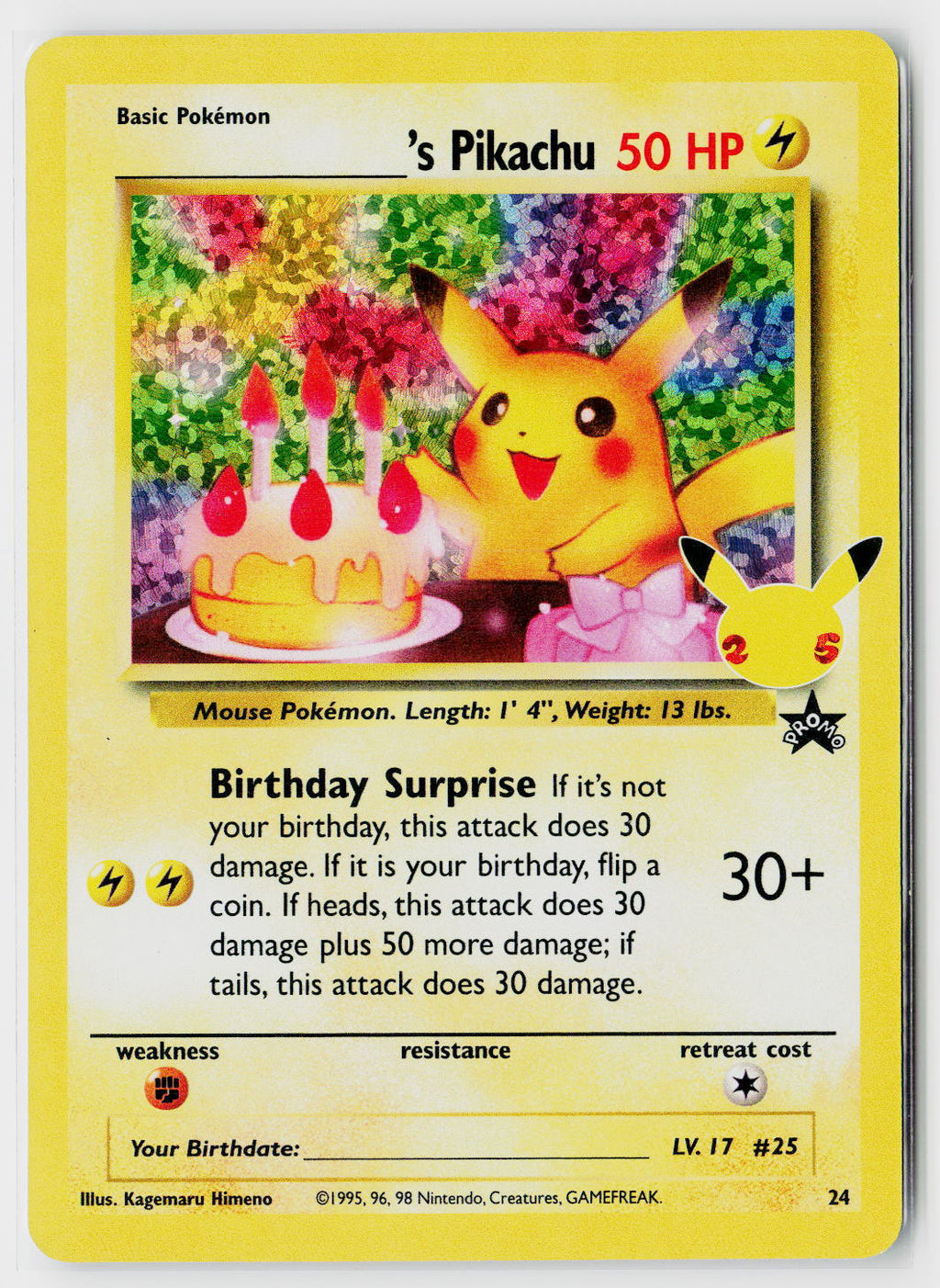 Celebrations: Classic Collection #24/53 ______'s Pikachu