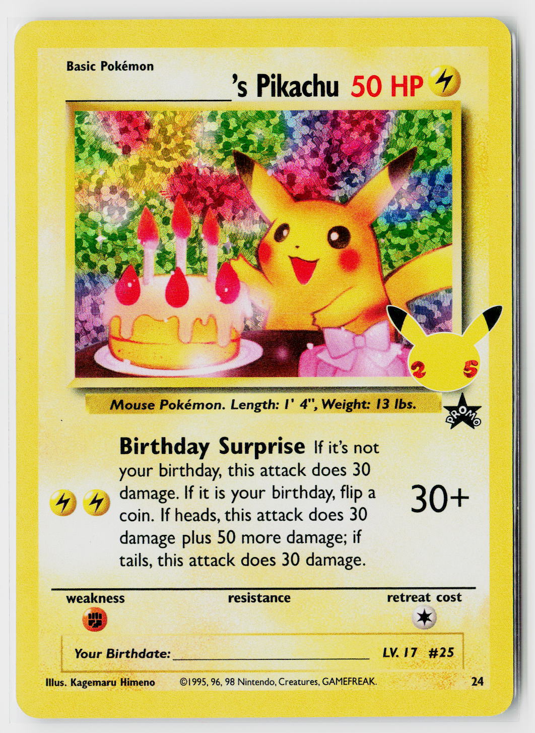 Celebrations: Classic Collection #24/53 ______'s Pikachu