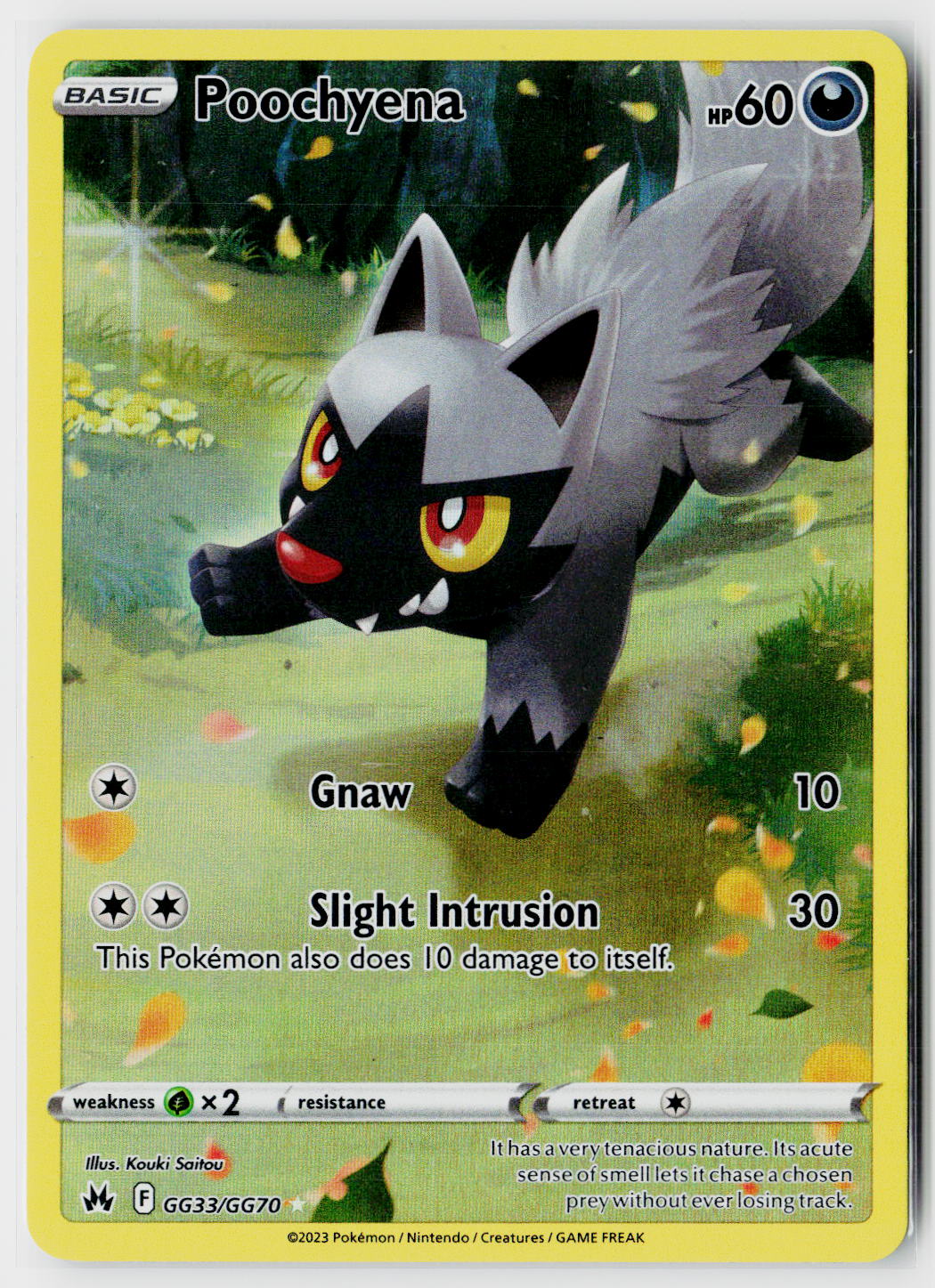 Crown Zenith: Galarian Gallery #GG33/GG70 Poochyena