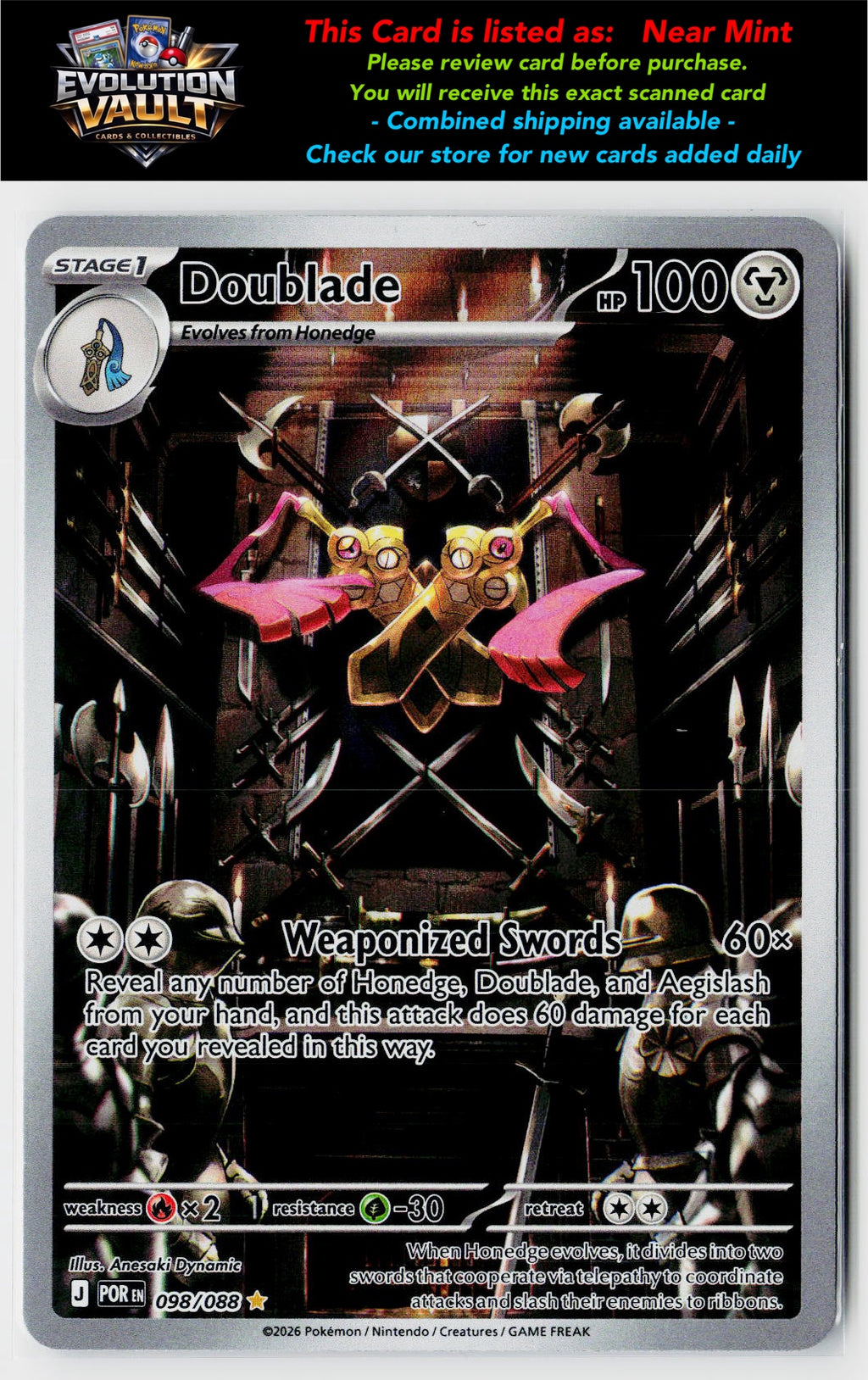 ME03: Perfect Order #098/088 Doublade