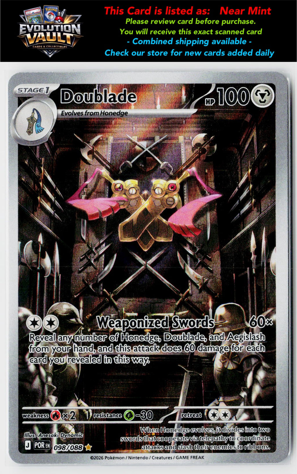 ME03: Perfect Order #098/088 Doublade