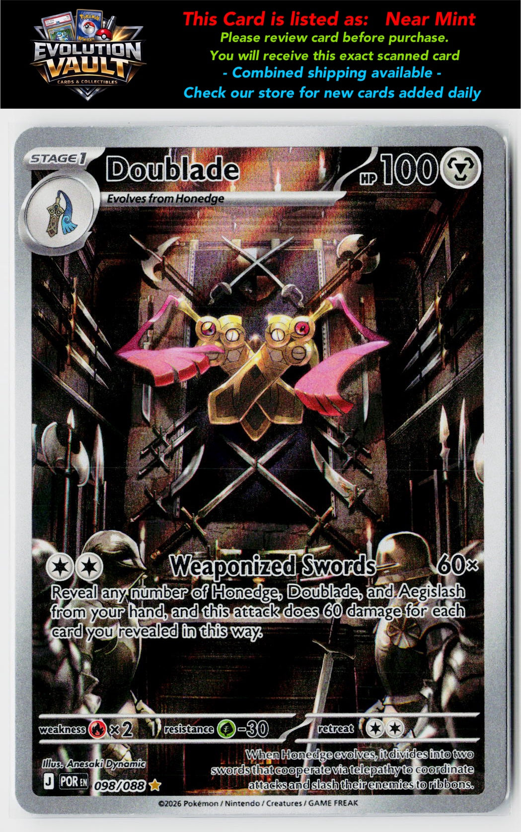ME03: Perfect Order #098/088 Doublade