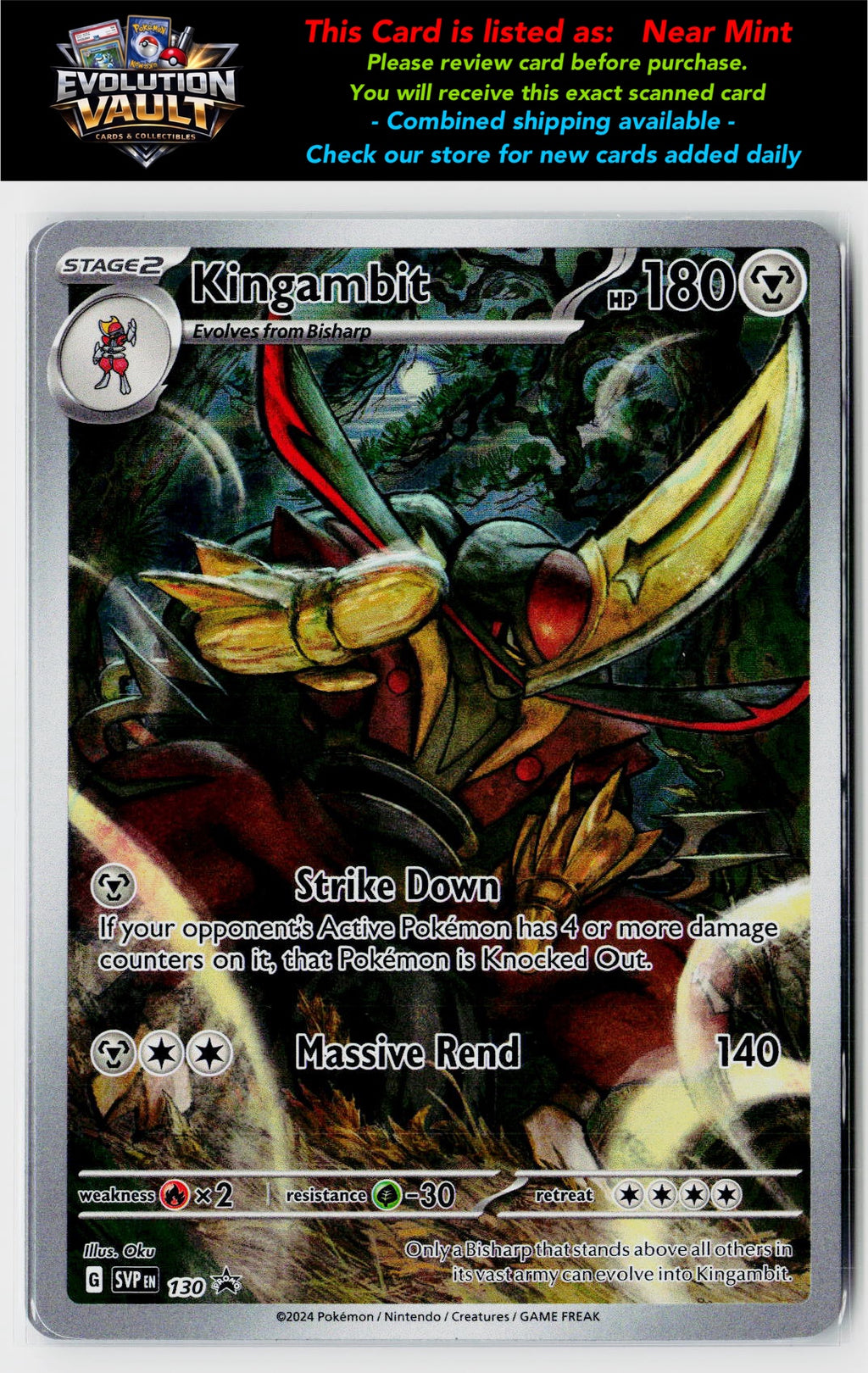 SV: Scarlet & Violet Promo Cards #130 Kingambit