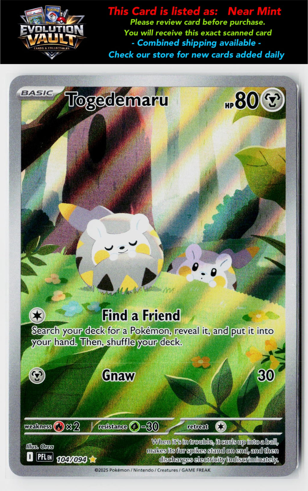 ME02: Phantasmal Flames #104/094 Togedemaru