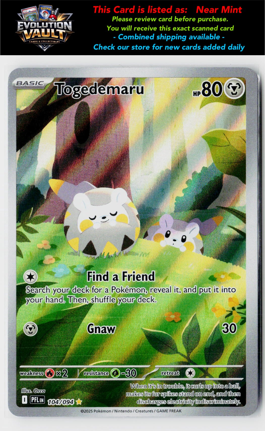 ME02: Phantasmal Flames #104/094 Togedemaru