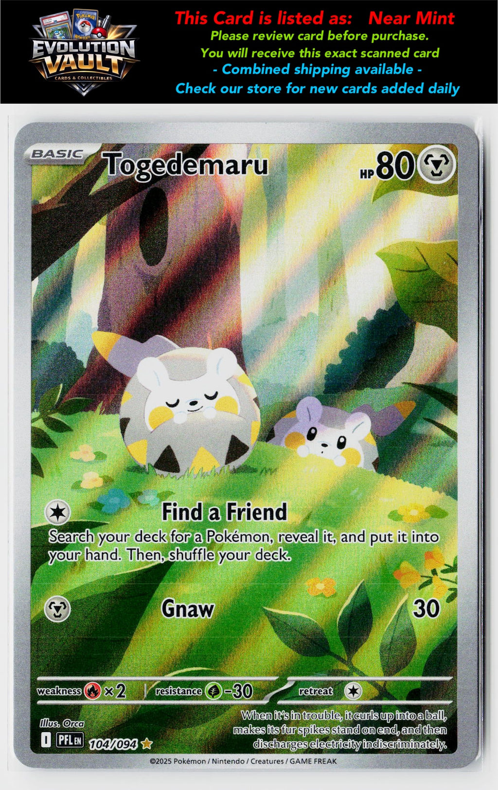 ME02: Phantasmal Flames #104/094 Togedemaru