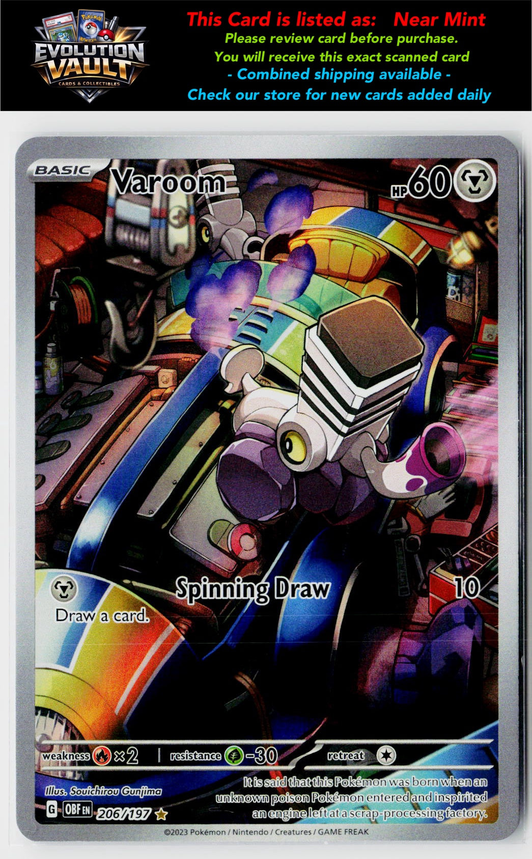 SV03: Obsidian Flames #206/197 Varoom