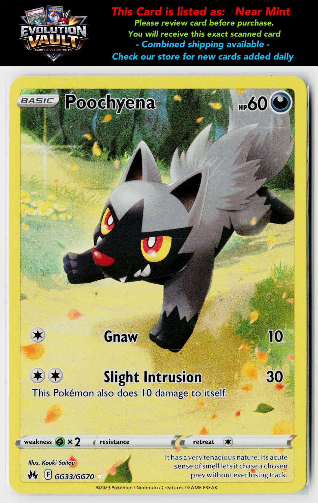 Crown Zenith: Galarian Gallery #GG33/GG70 Poochyena