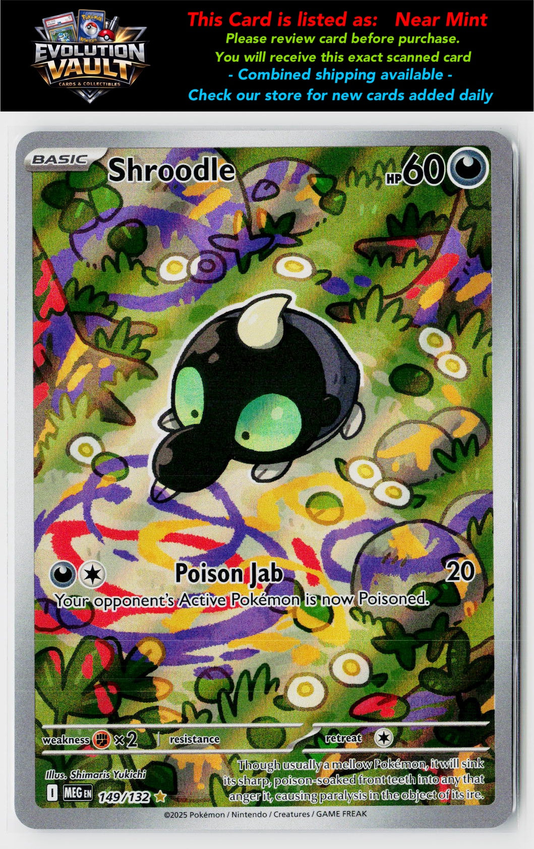 ME01: Mega Evolution #149/132 Shroodle
