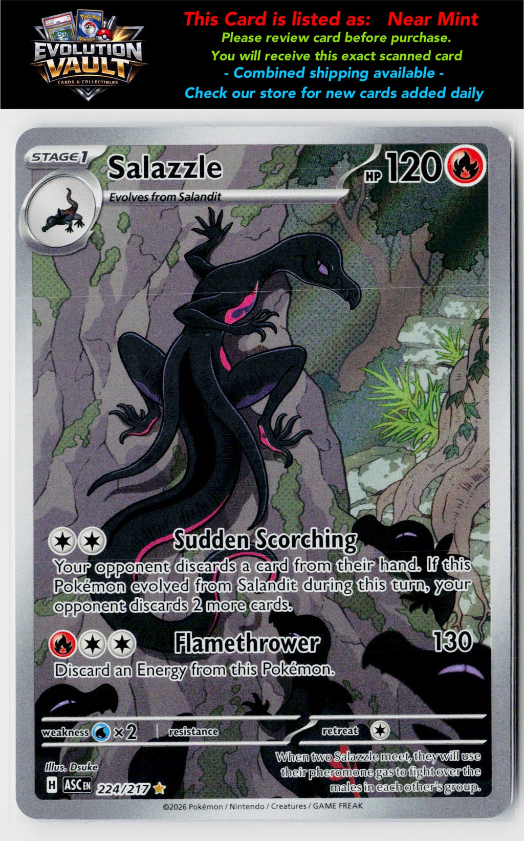 ME: Ascended Heroes #224/217 Salazzle