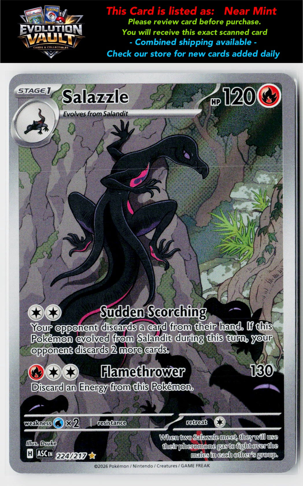 ME: Ascended Heroes #224/217 Salazzle
