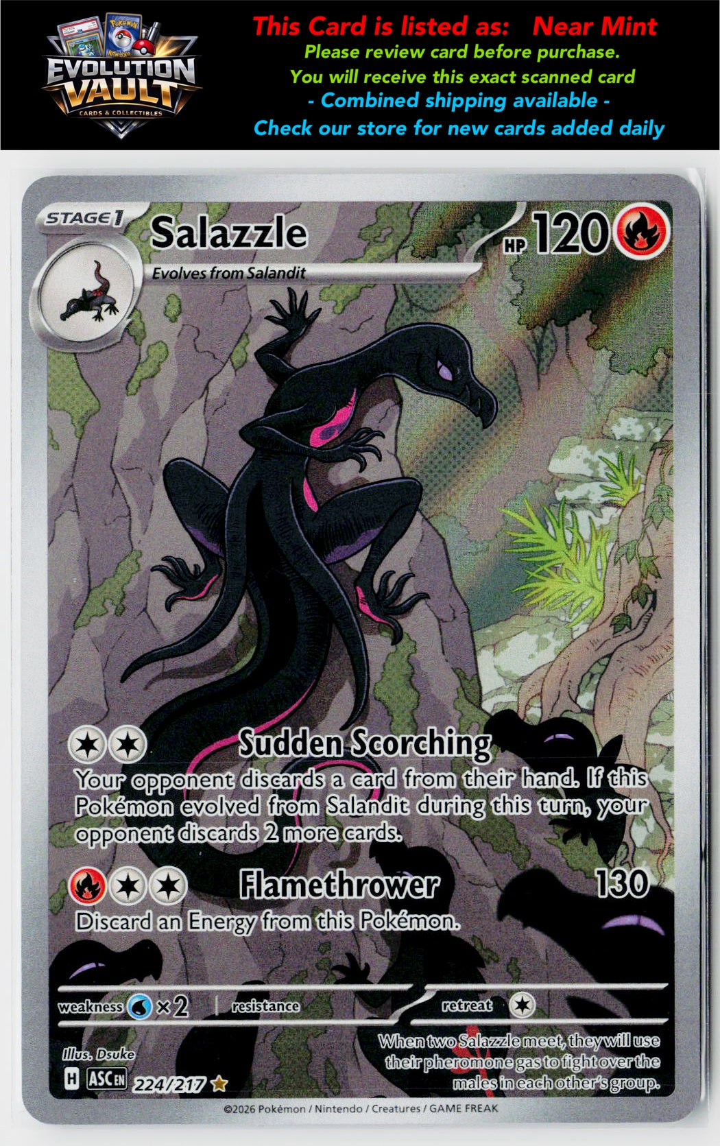 ME: Ascended Heroes #224/217 Salazzle