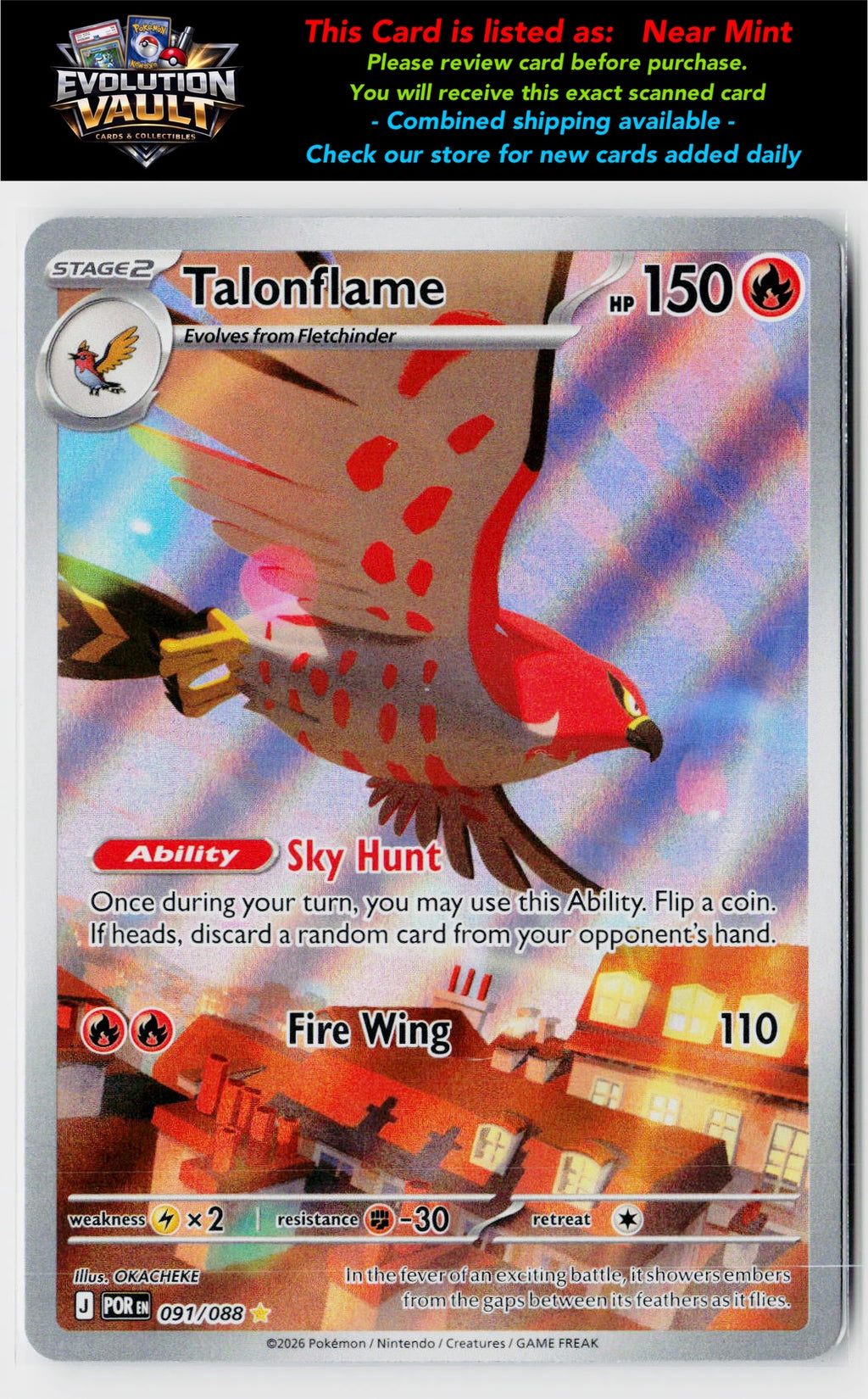 ME03: Perfect Order #091/088 Talonflame