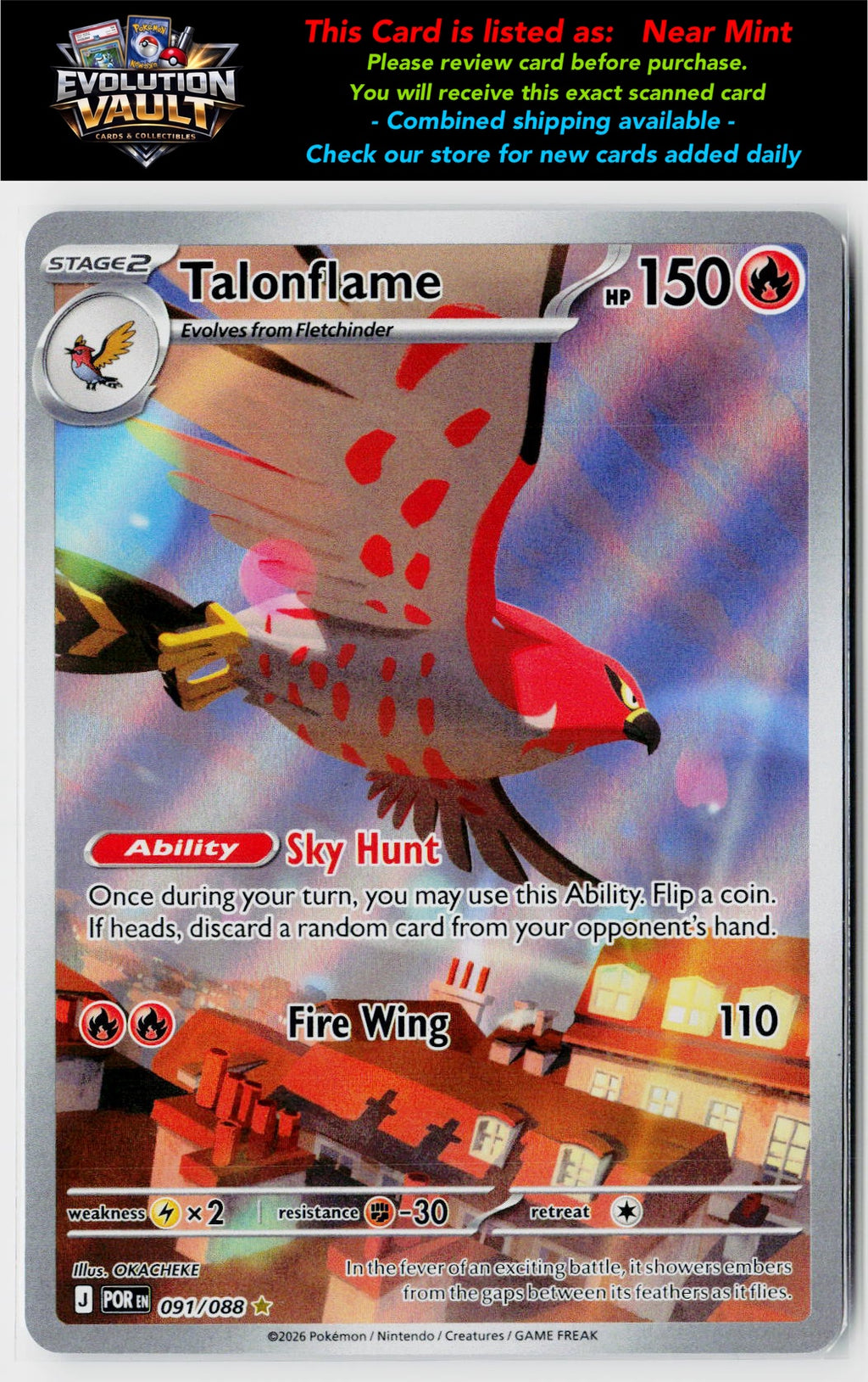 ME03: Perfect Order #091/088 Talonflame