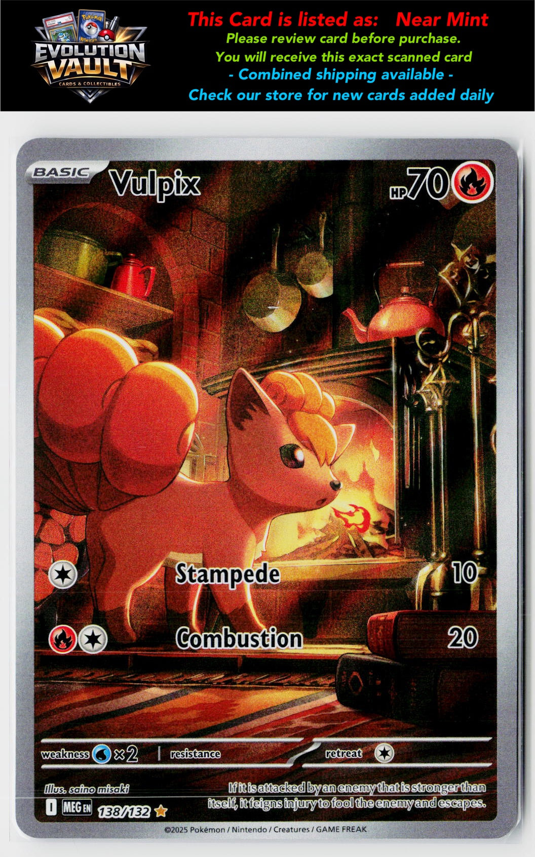 ME01: Mega Evolution #138/132 Vulpix