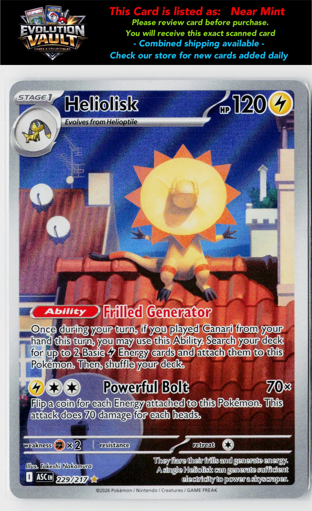 ME: Ascended Heroes #229/217 Heliolisk