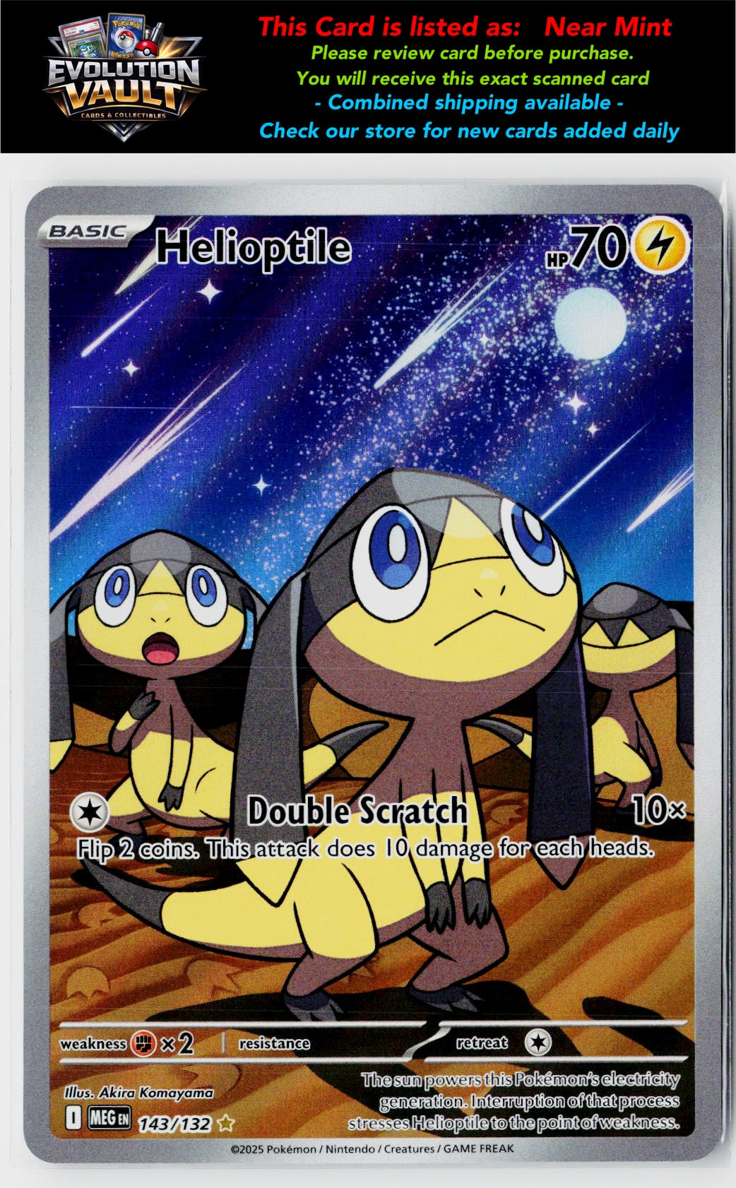 ME01: Mega Evolution #143/132 Helioptile