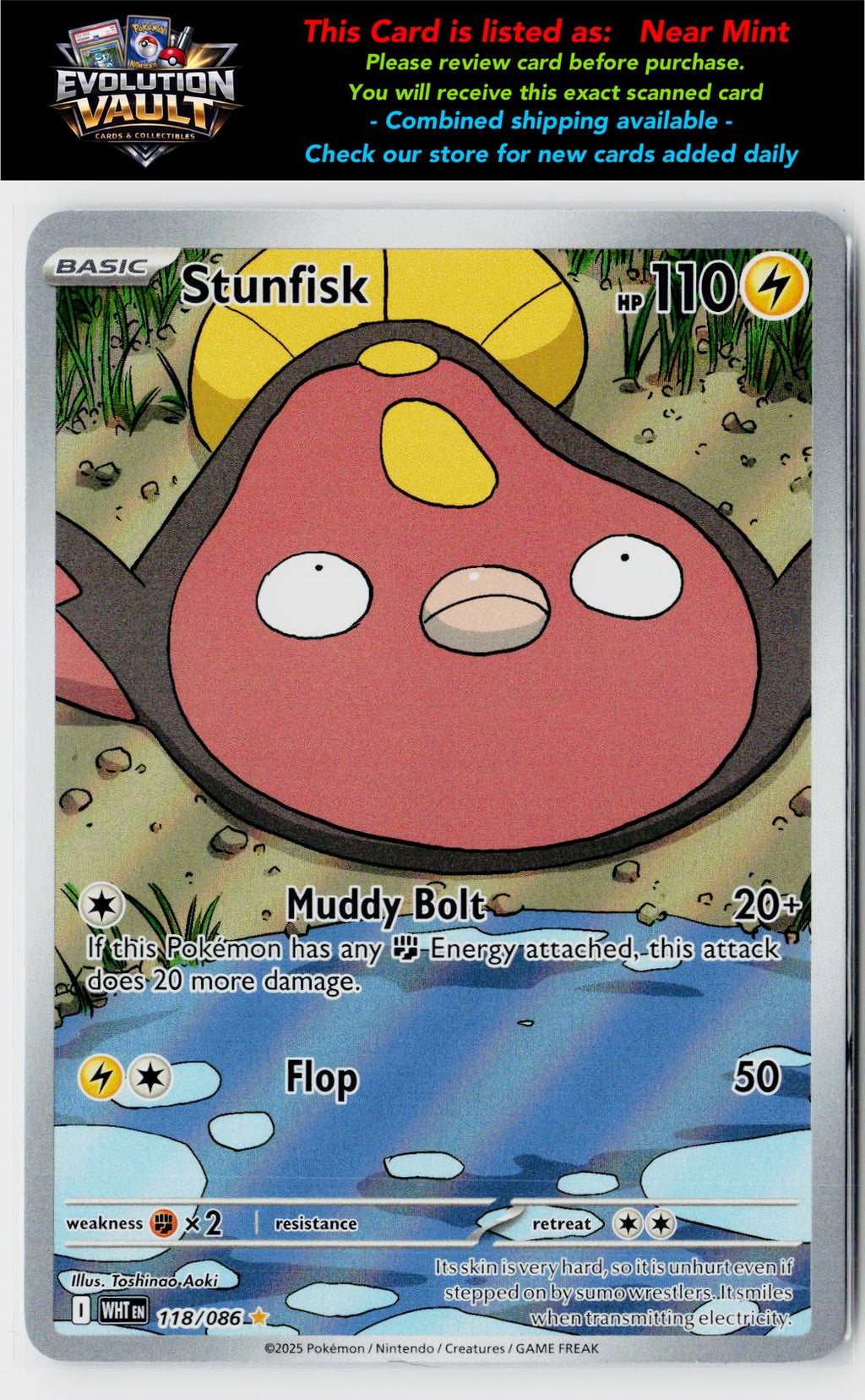 SV: White Flare #118/086 Stunfisk