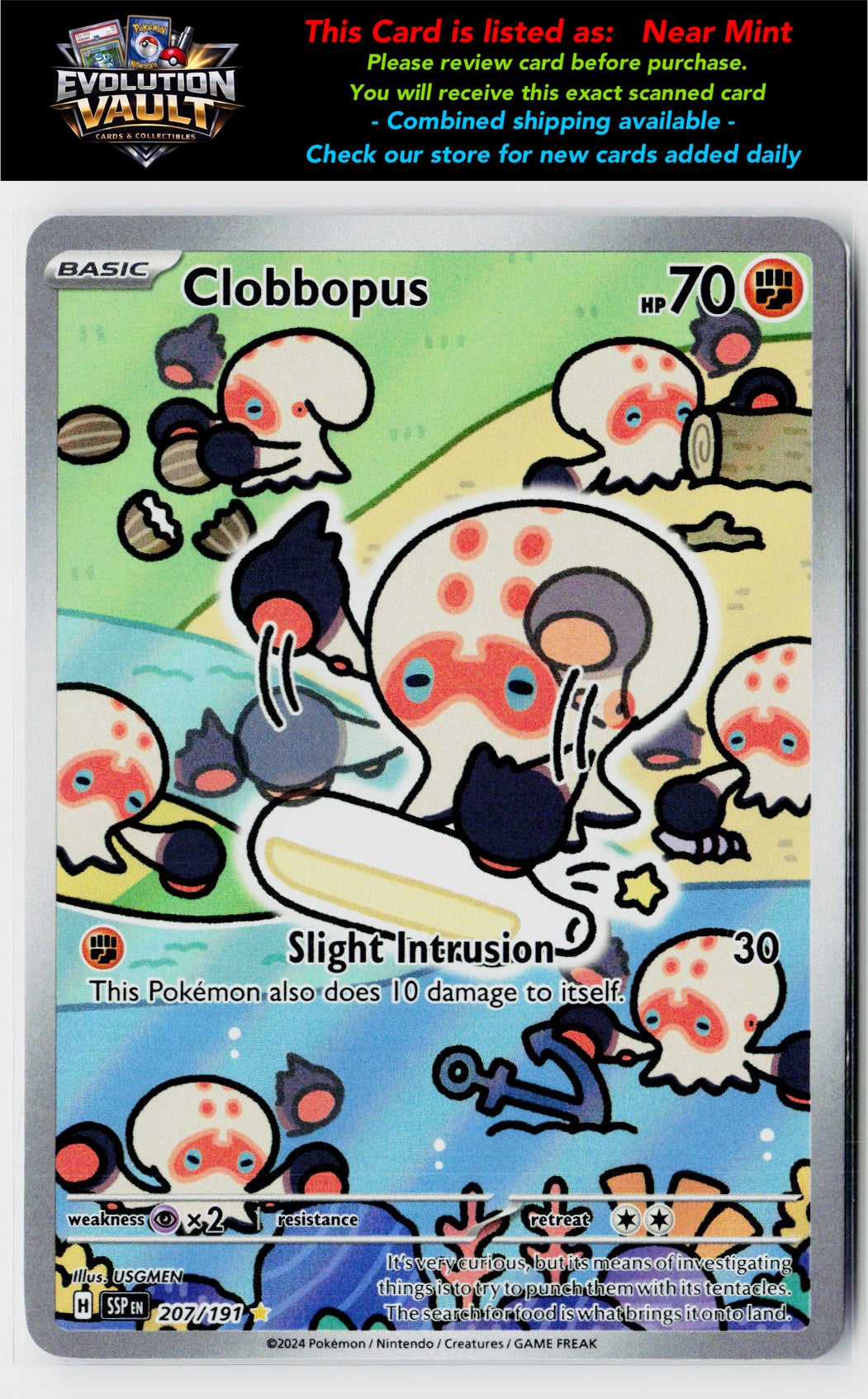SV08: Surging Sparks #207/191 Clobbopus