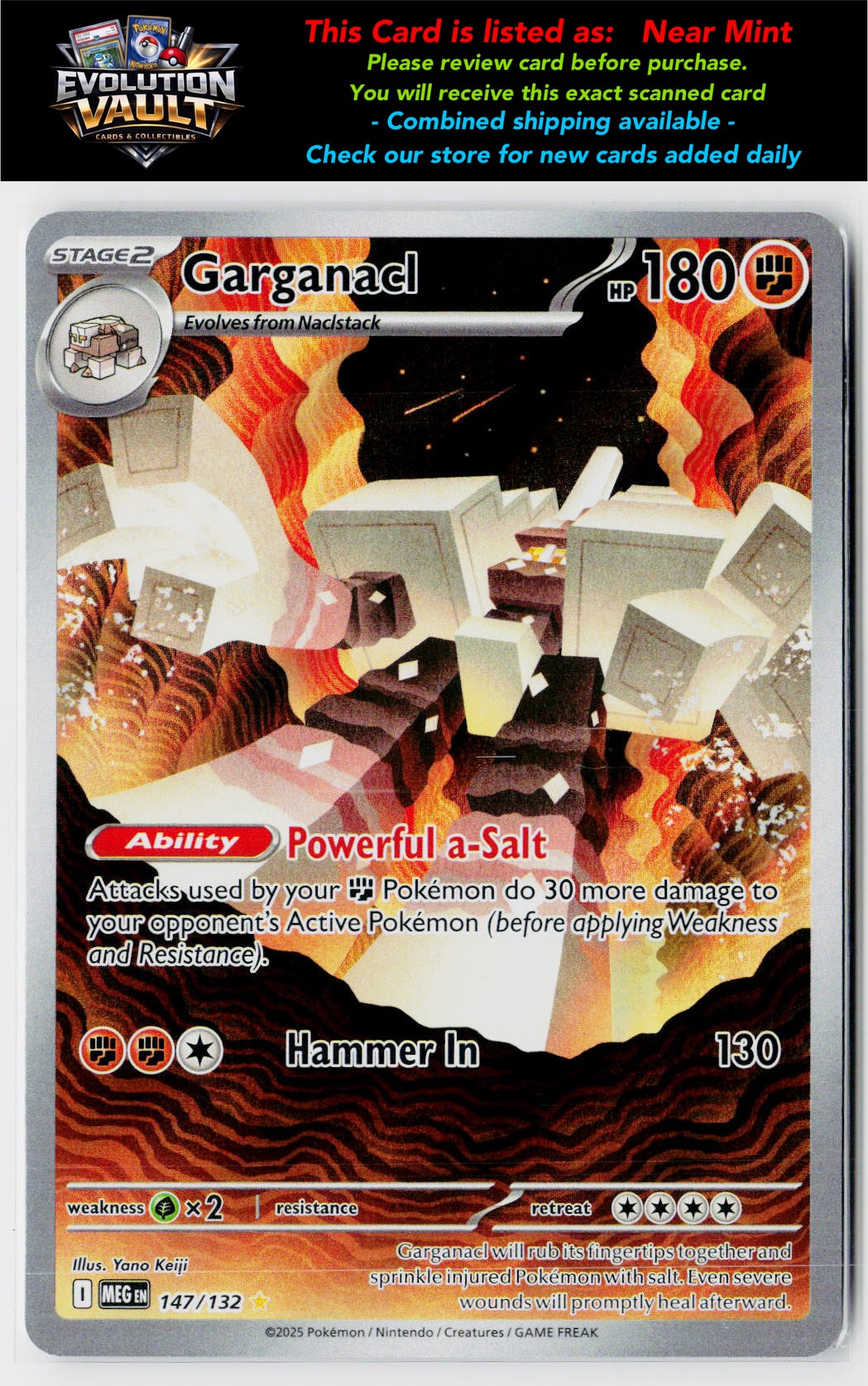 ME01: Mega Evolution #147/132 Garganacl