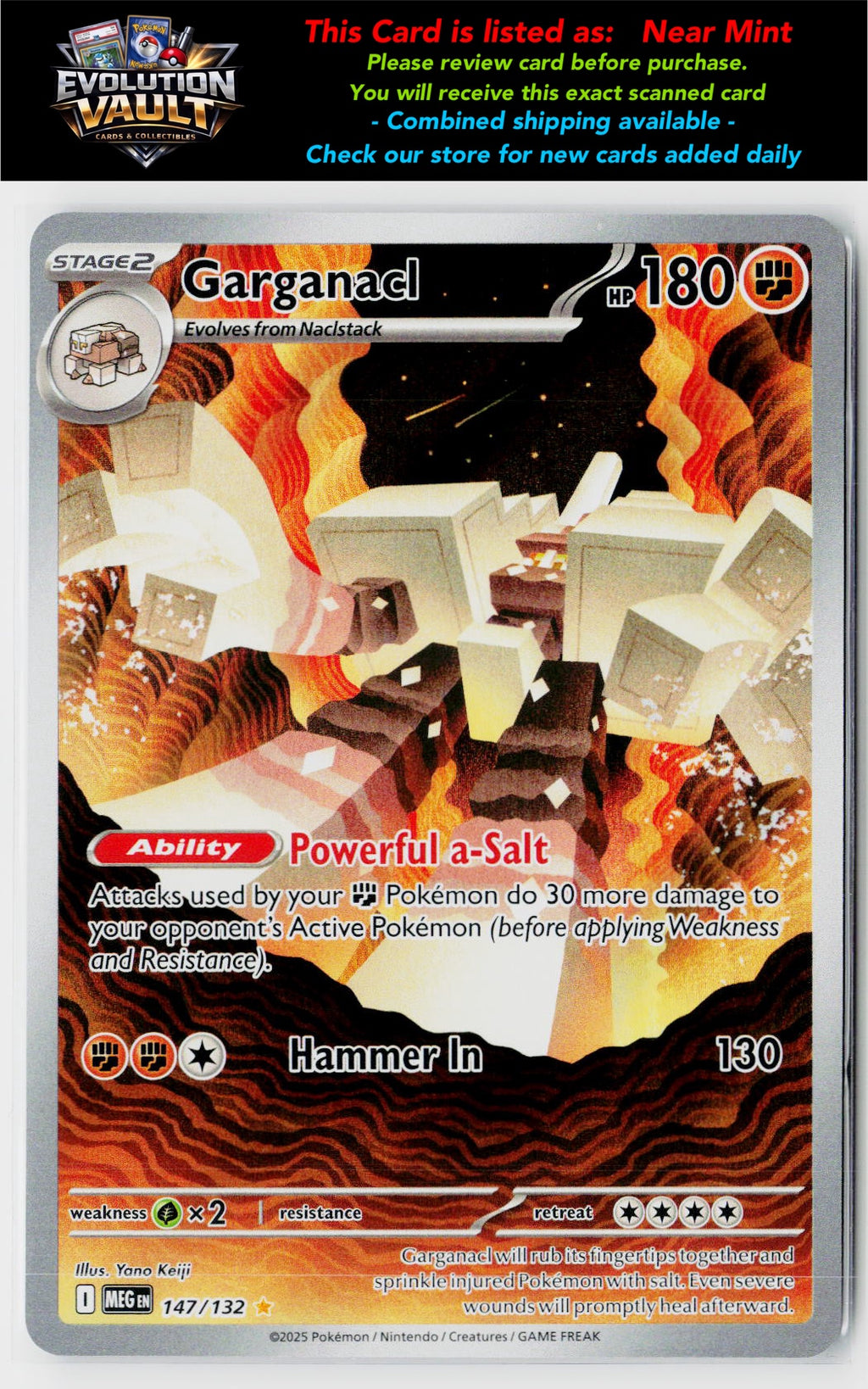 ME01: Mega Evolution #147/132 Garganacl