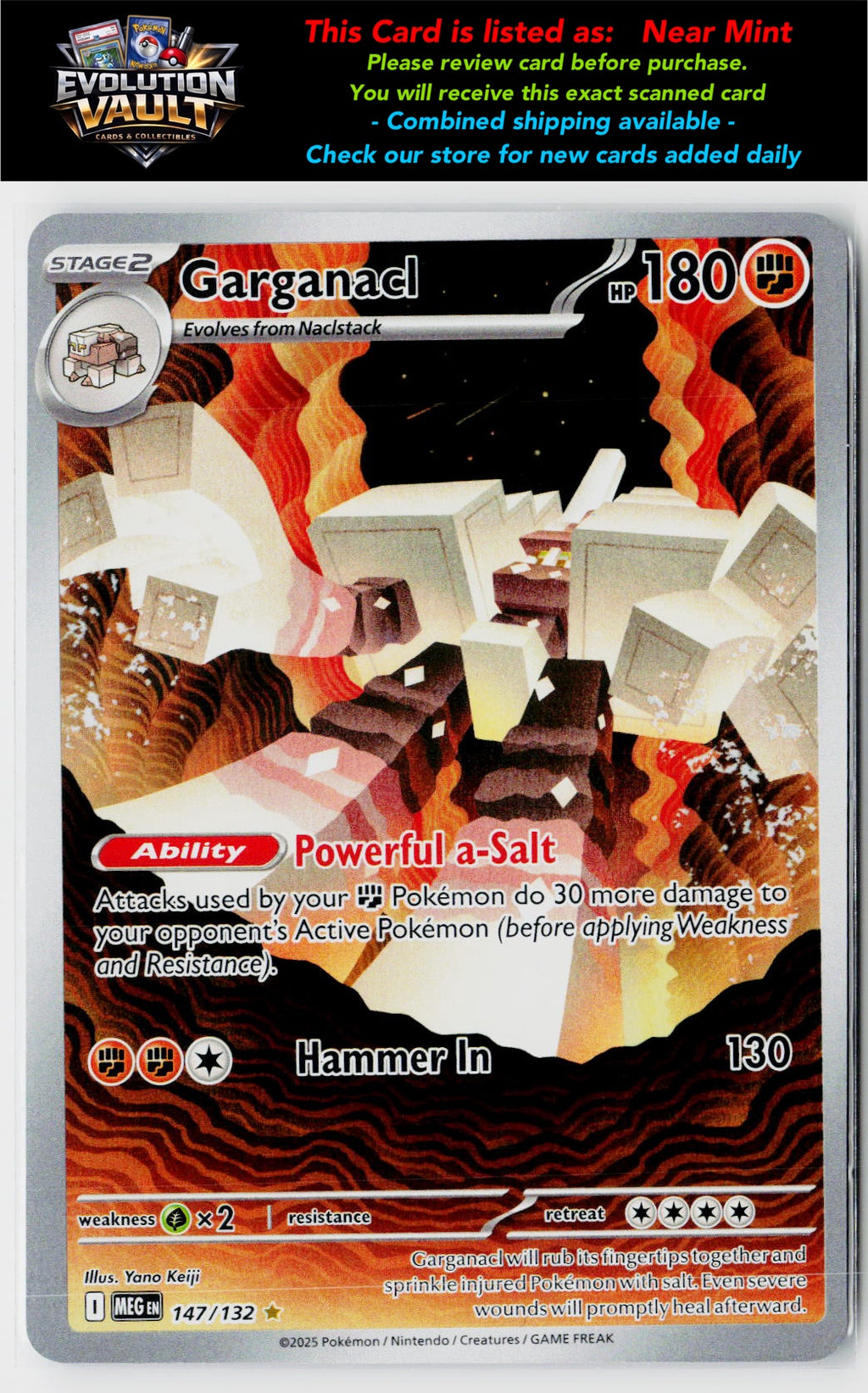 ME01: Mega Evolution #147/132 Garganacl