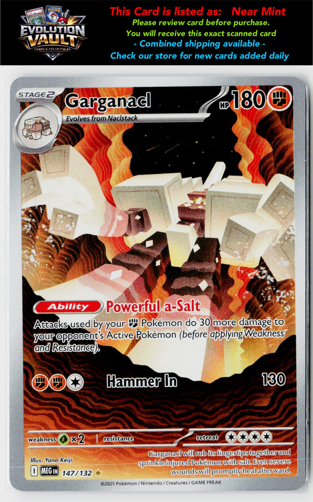 ME01: Mega Evolution #147/132 Garganacl