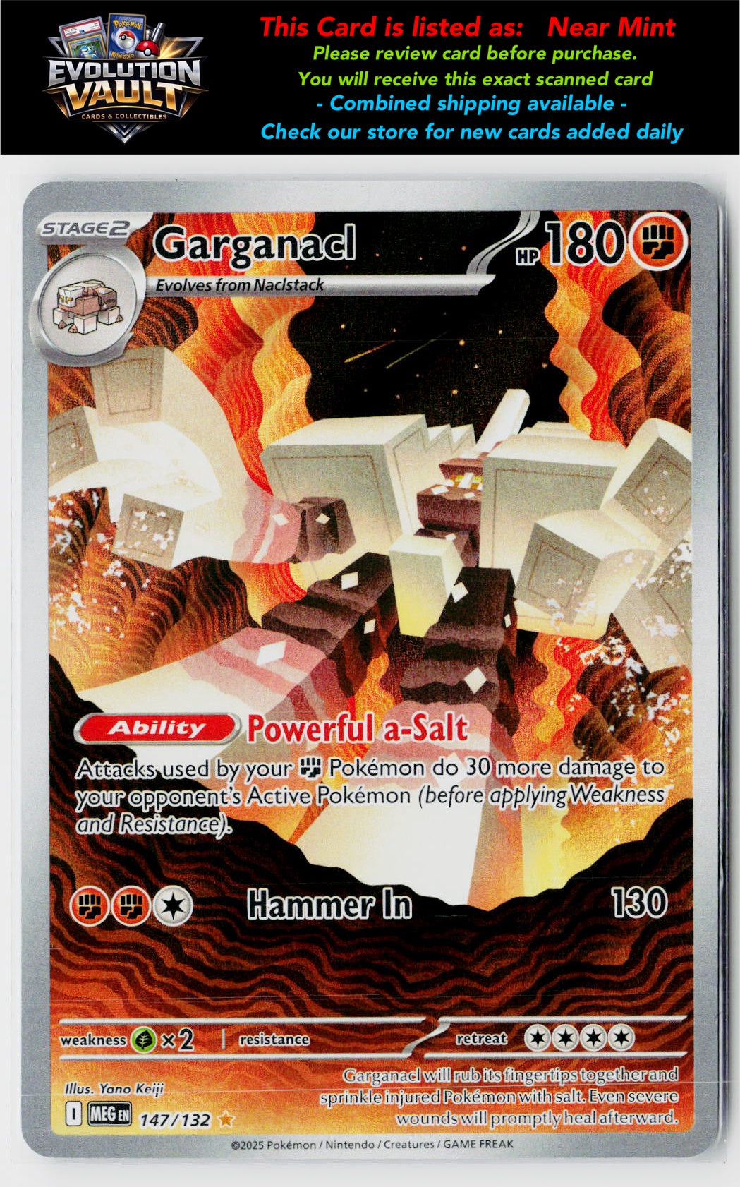 ME01: Mega Evolution #147/132 Garganacl