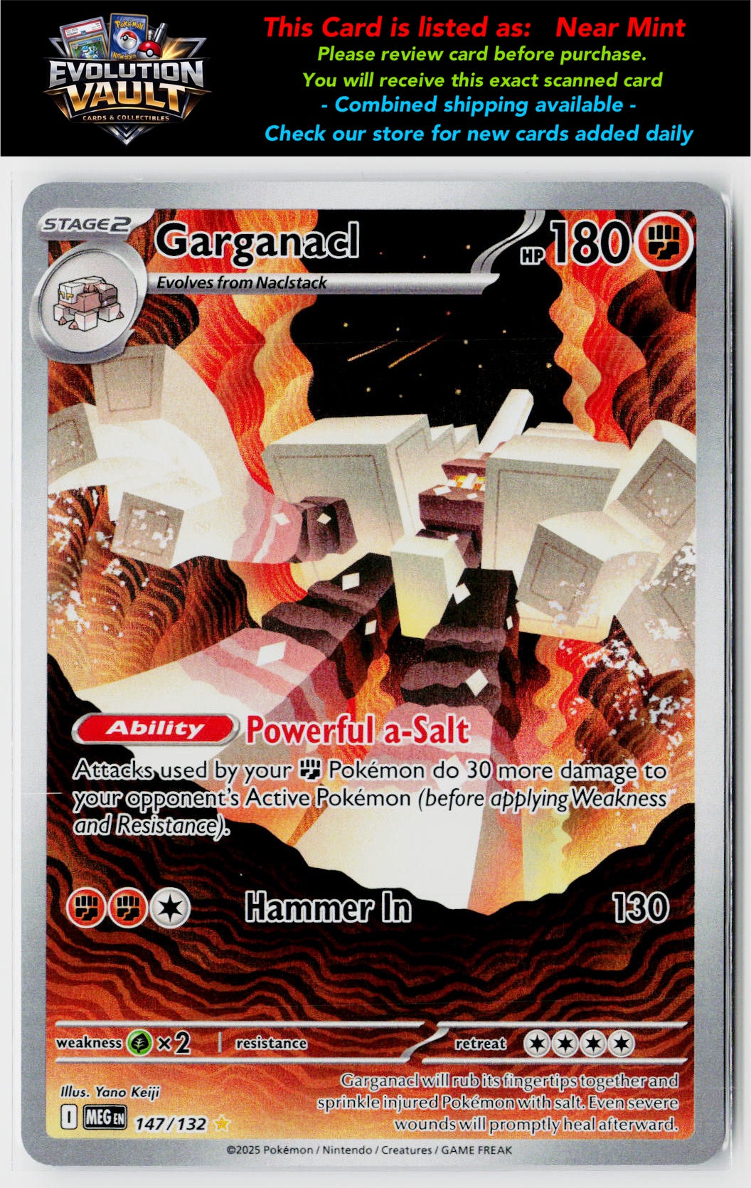 ME01: Mega Evolution #147/132 Garganacl
