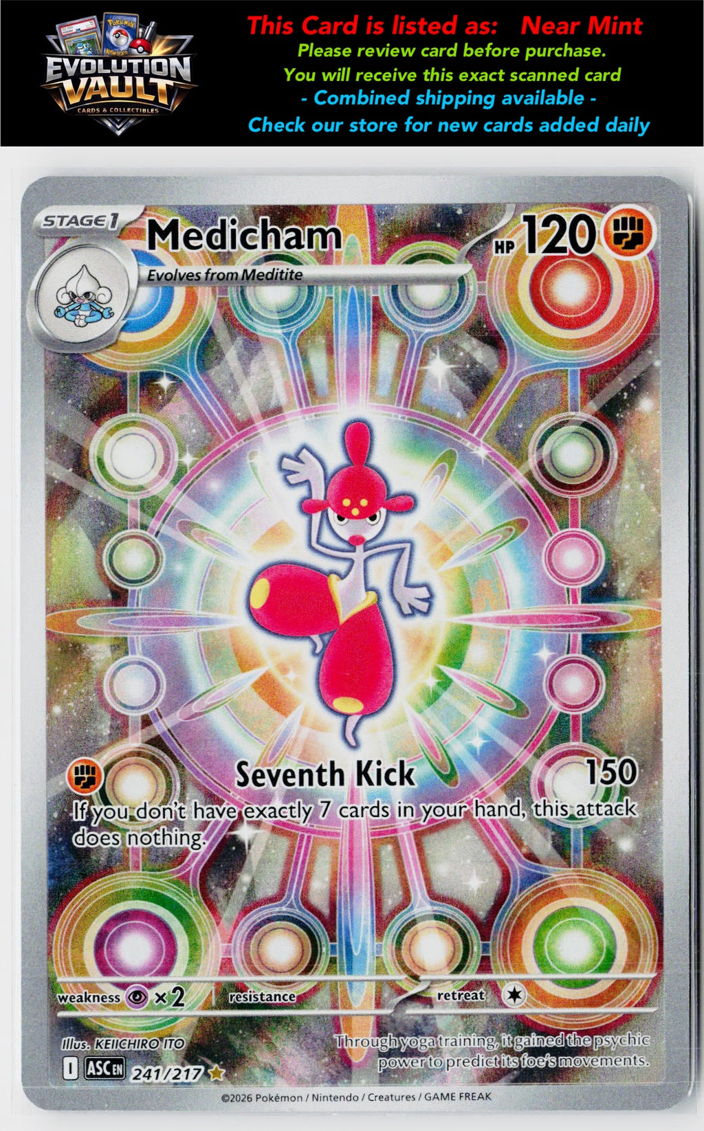 ME: Ascended Heroes #241/217 Medicham
