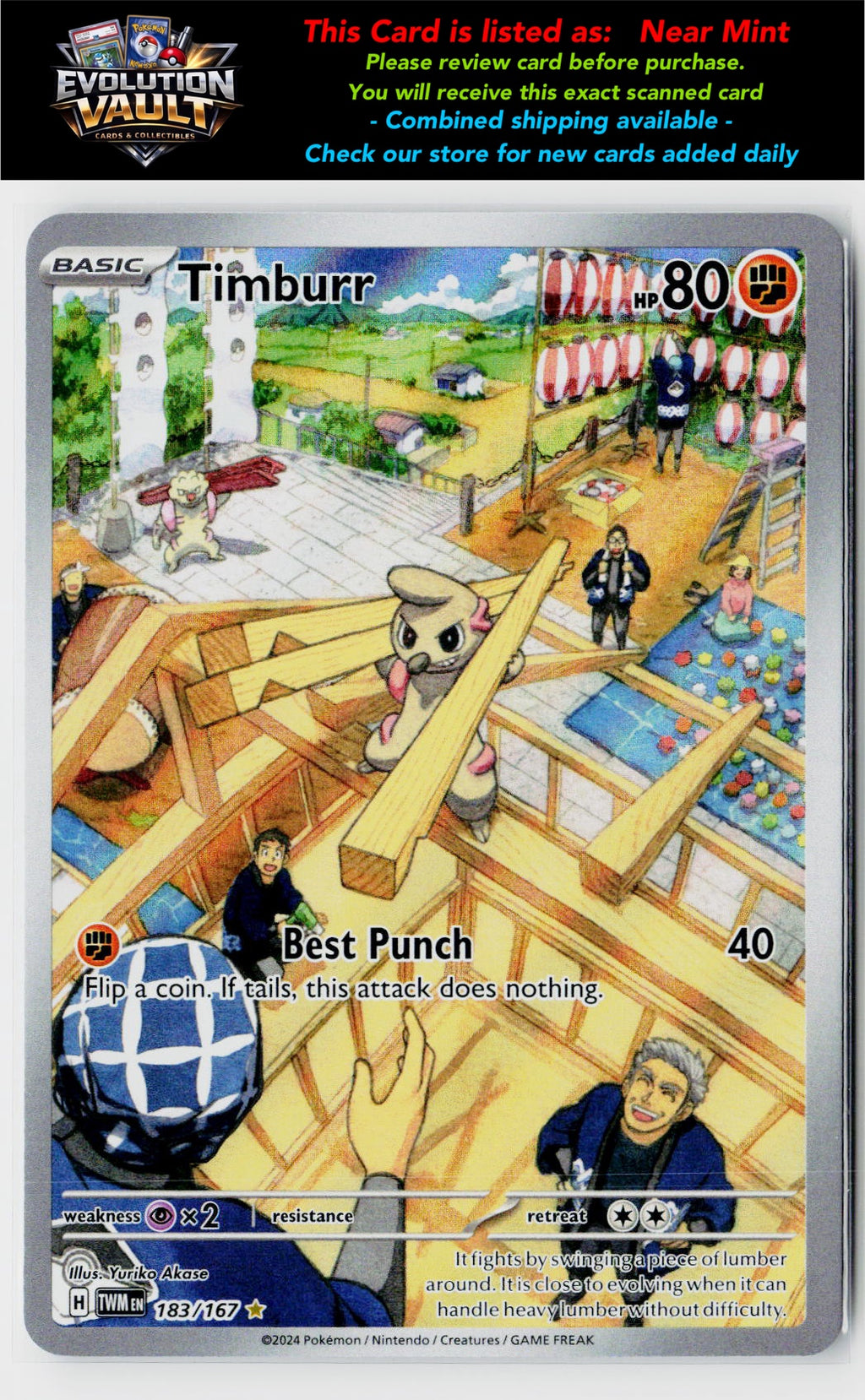 SV06: Twilight Masquerade #183/167 Timburr