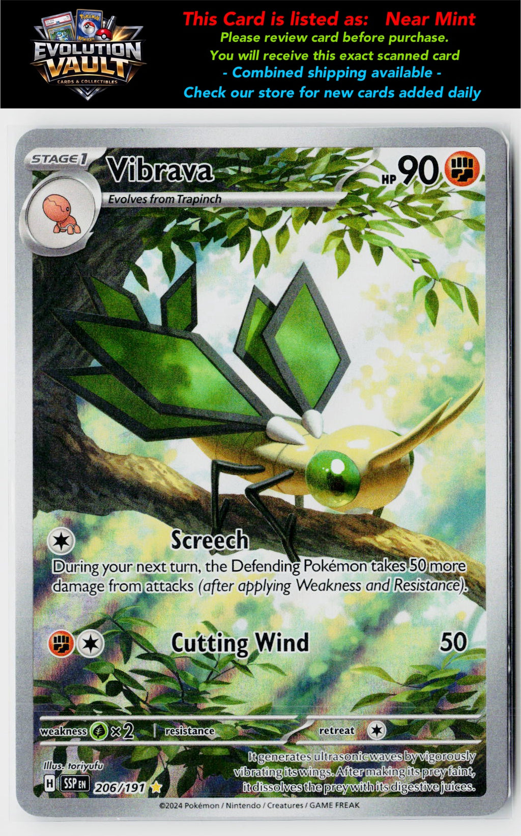 SV08: Surging Sparks #206/191 Vibrava