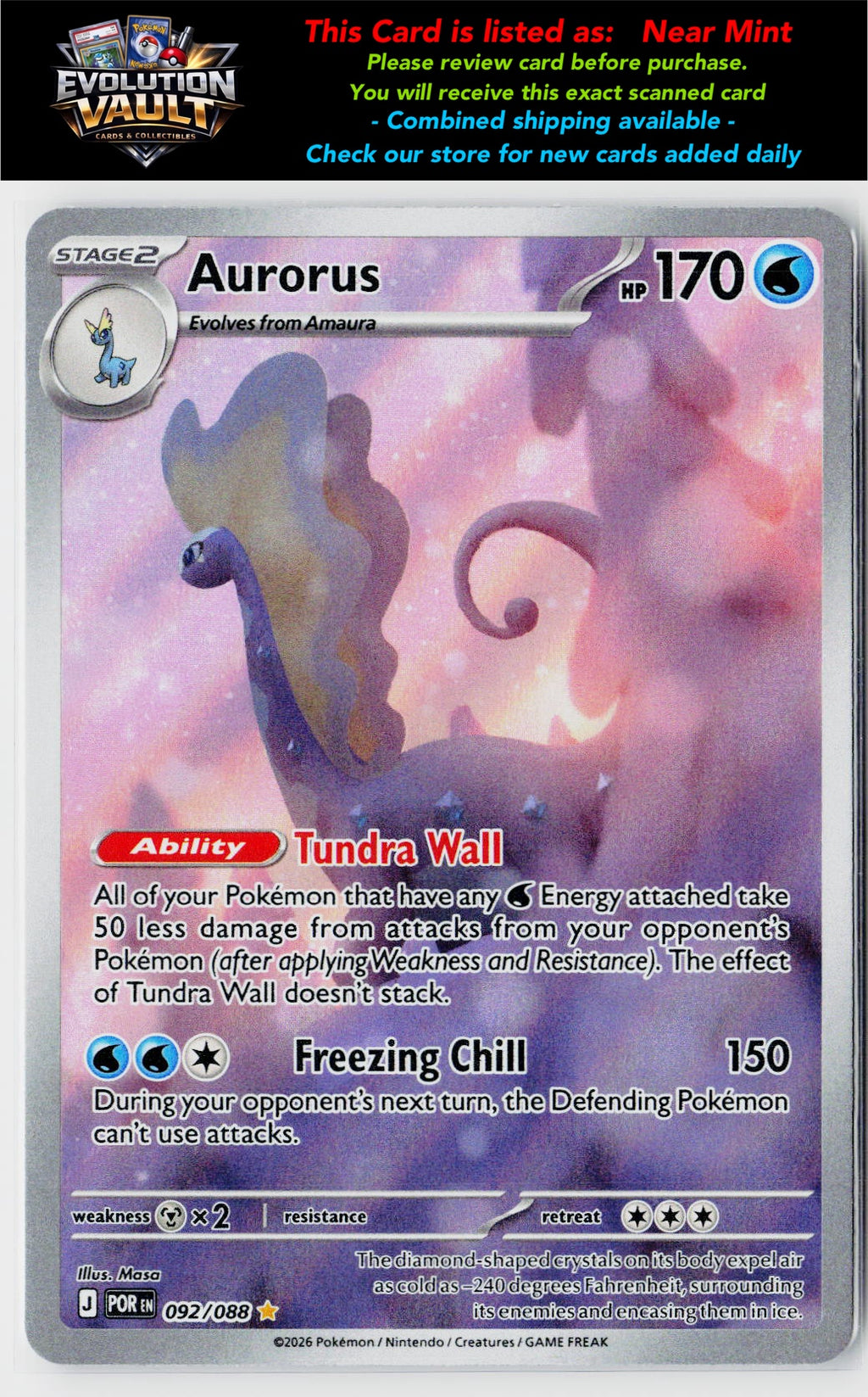 ME03: Perfect Order #092/088 Aurorus