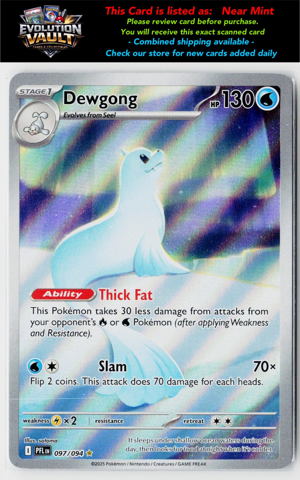 ME02: Phantasmal Flames #097/094 Dewgong