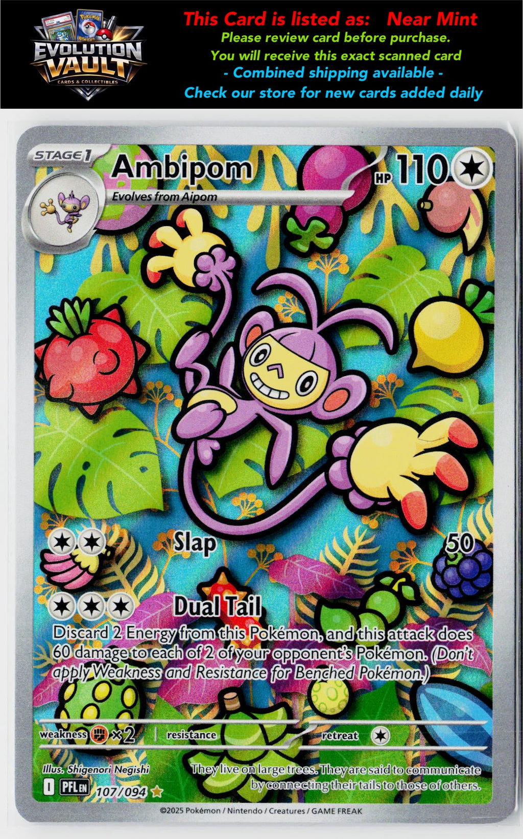 ME02: Phantasmal Flames #107/094 Ambipom