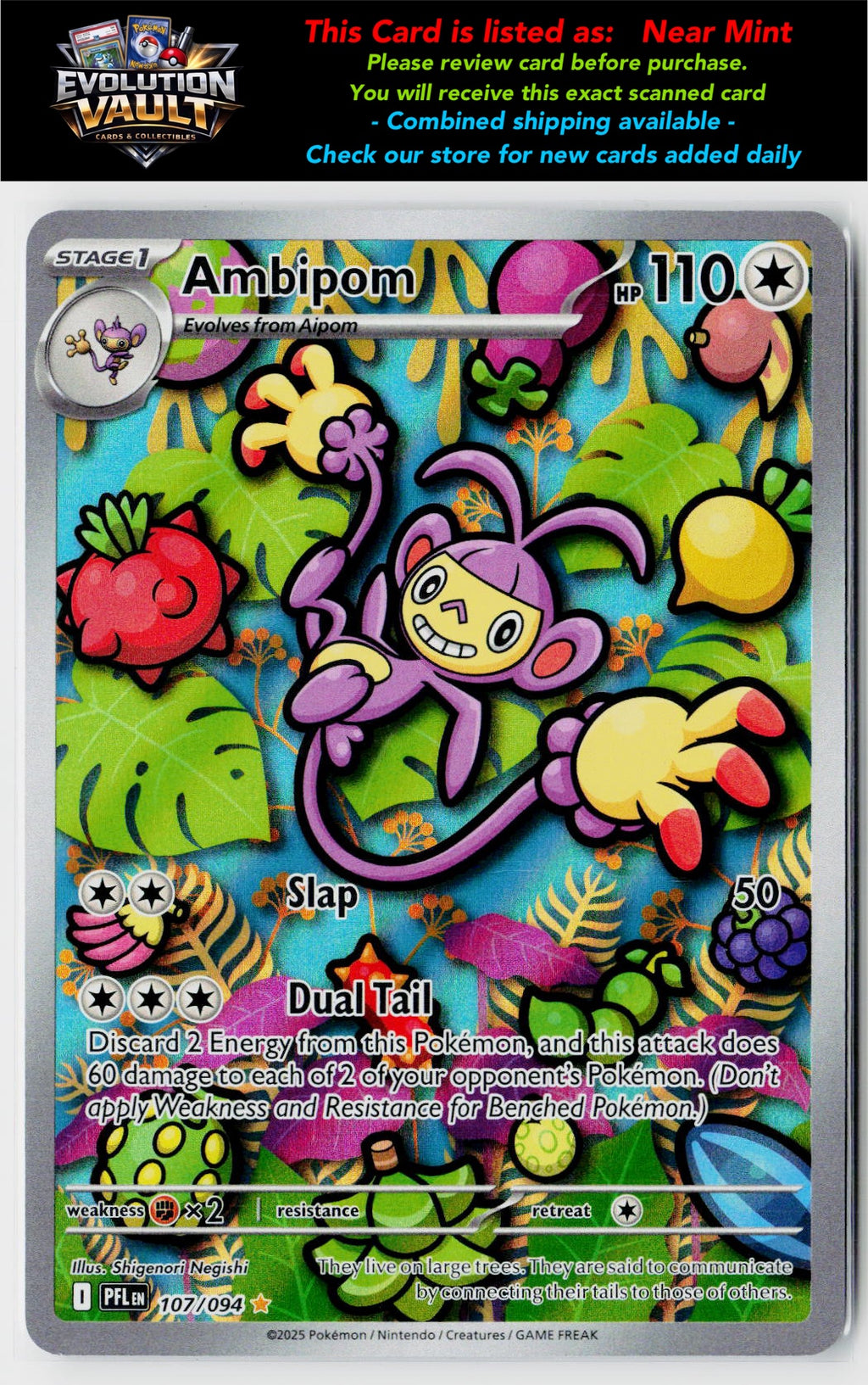 ME02: Phantasmal Flames #107/094 Ambipom