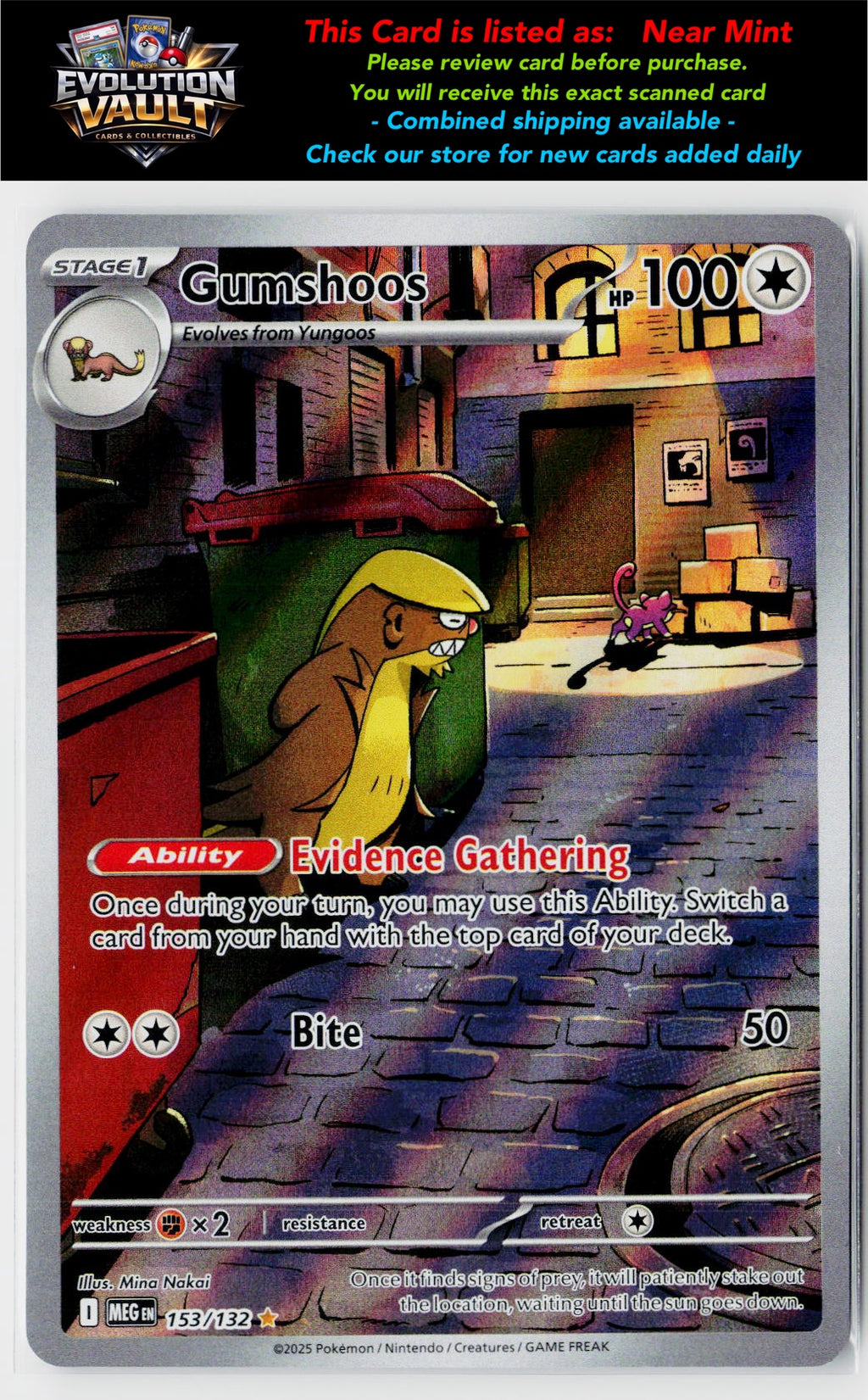 ME01: Mega Evolution #153/132 Gumshoos