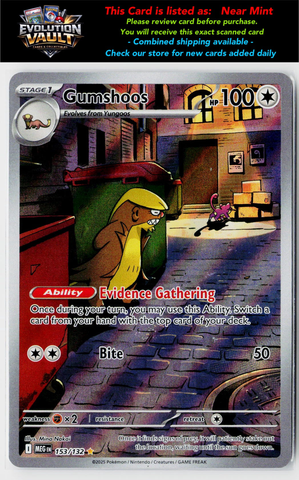 ME01: Mega Evolution #153/132 Gumshoos