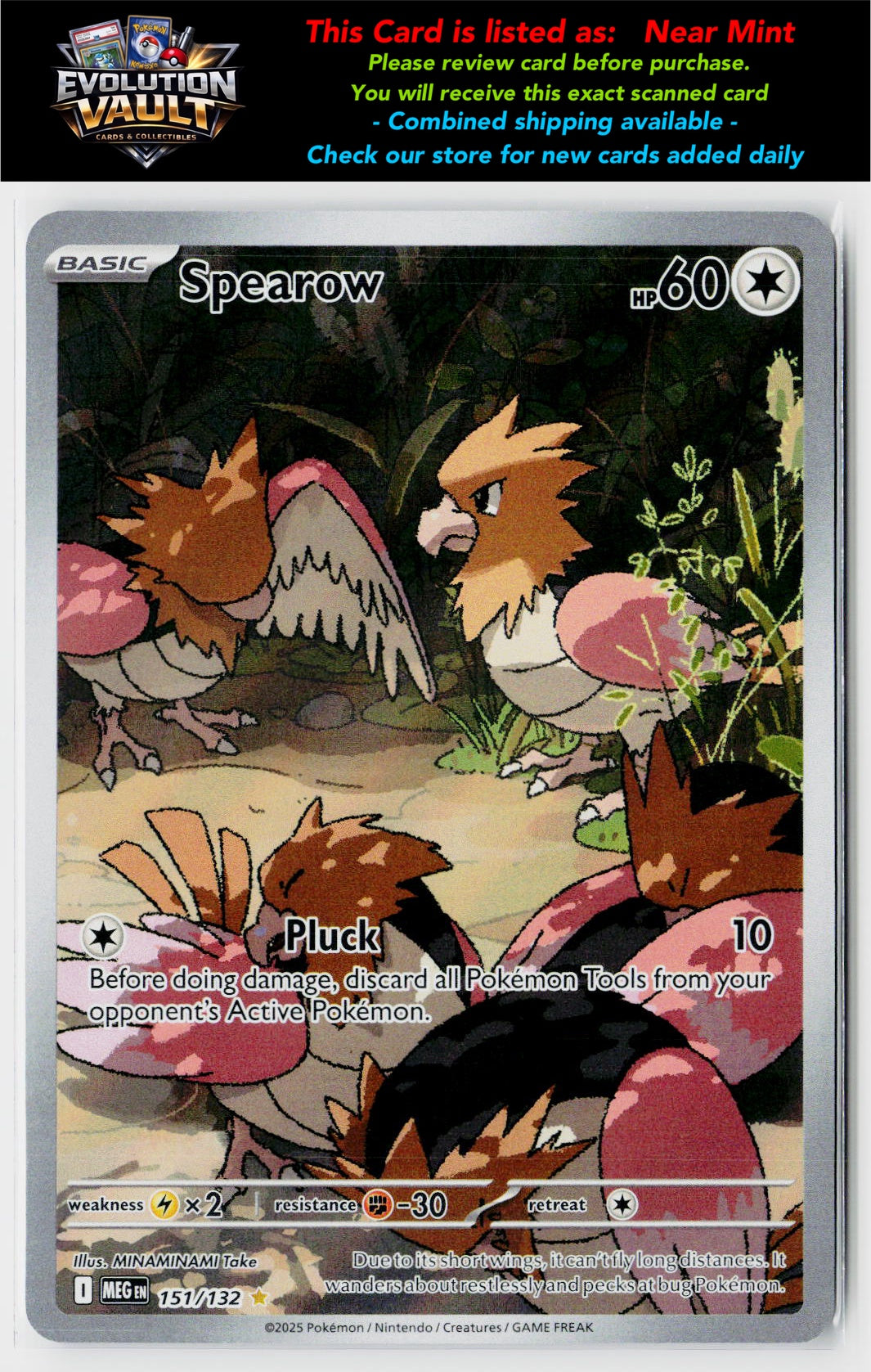 ME01: Mega Evolution #151/132 Spearow