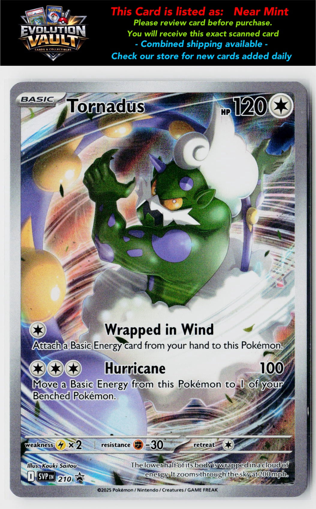 SV: Scarlet & Violet Promo Cards #210 Tornadus