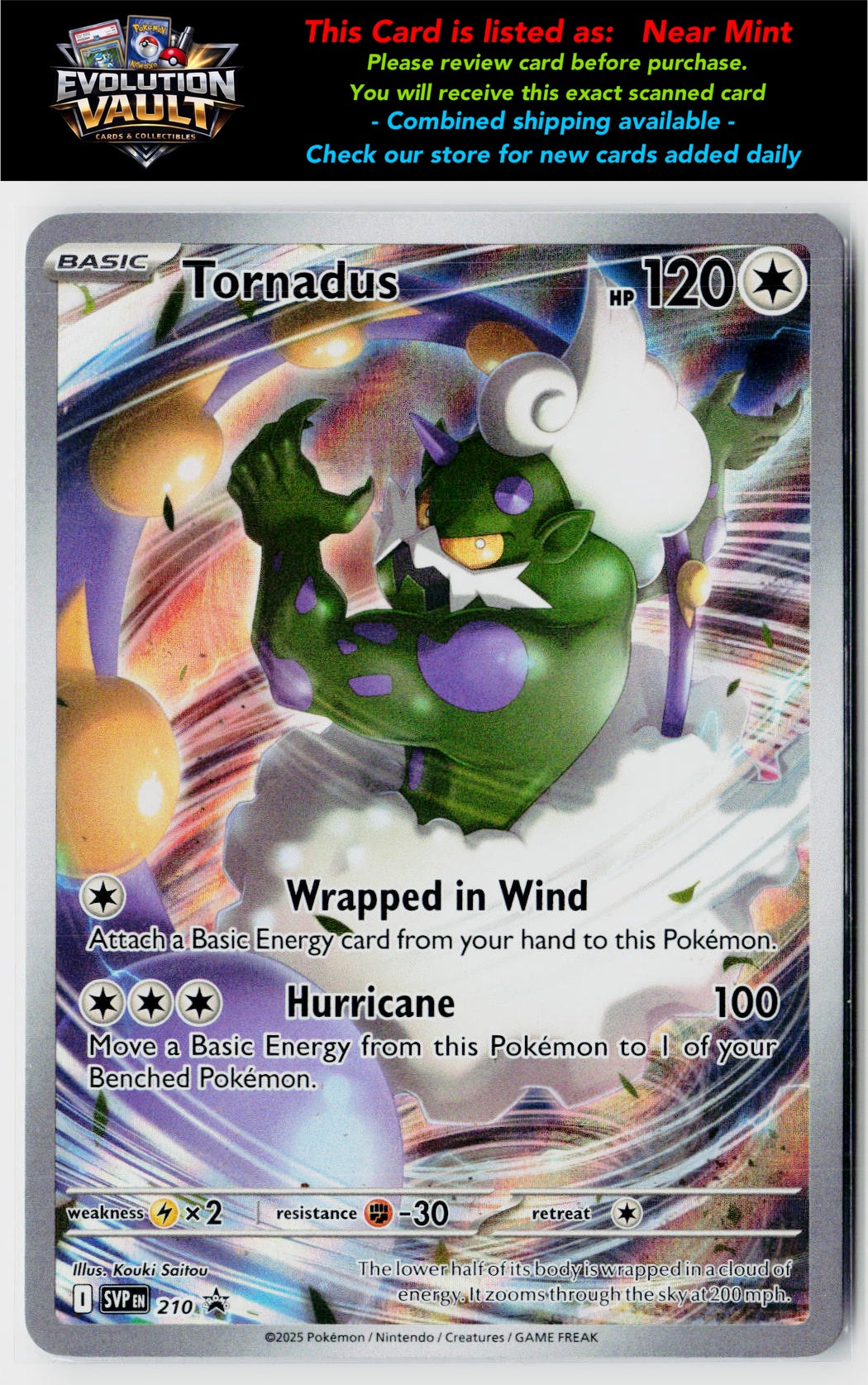 SV: Scarlet & Violet Promo Cards #210 Tornadus