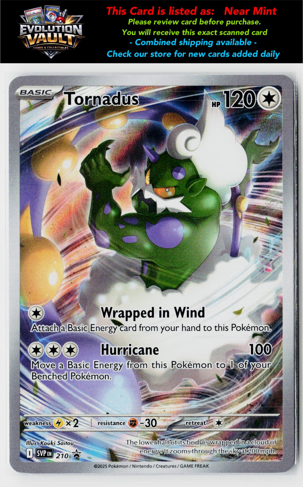 SV: Scarlet & Violet Promo Cards #210 Tornadus