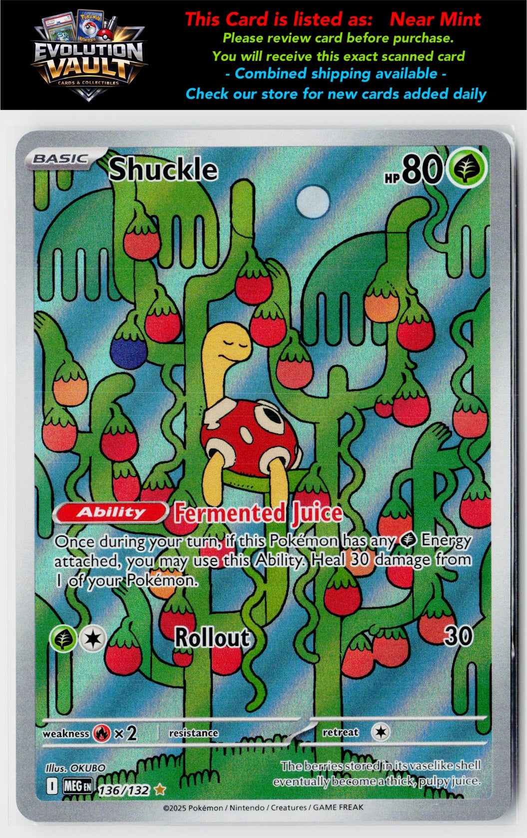 ME01: Mega Evolution #136/132 Shuckle