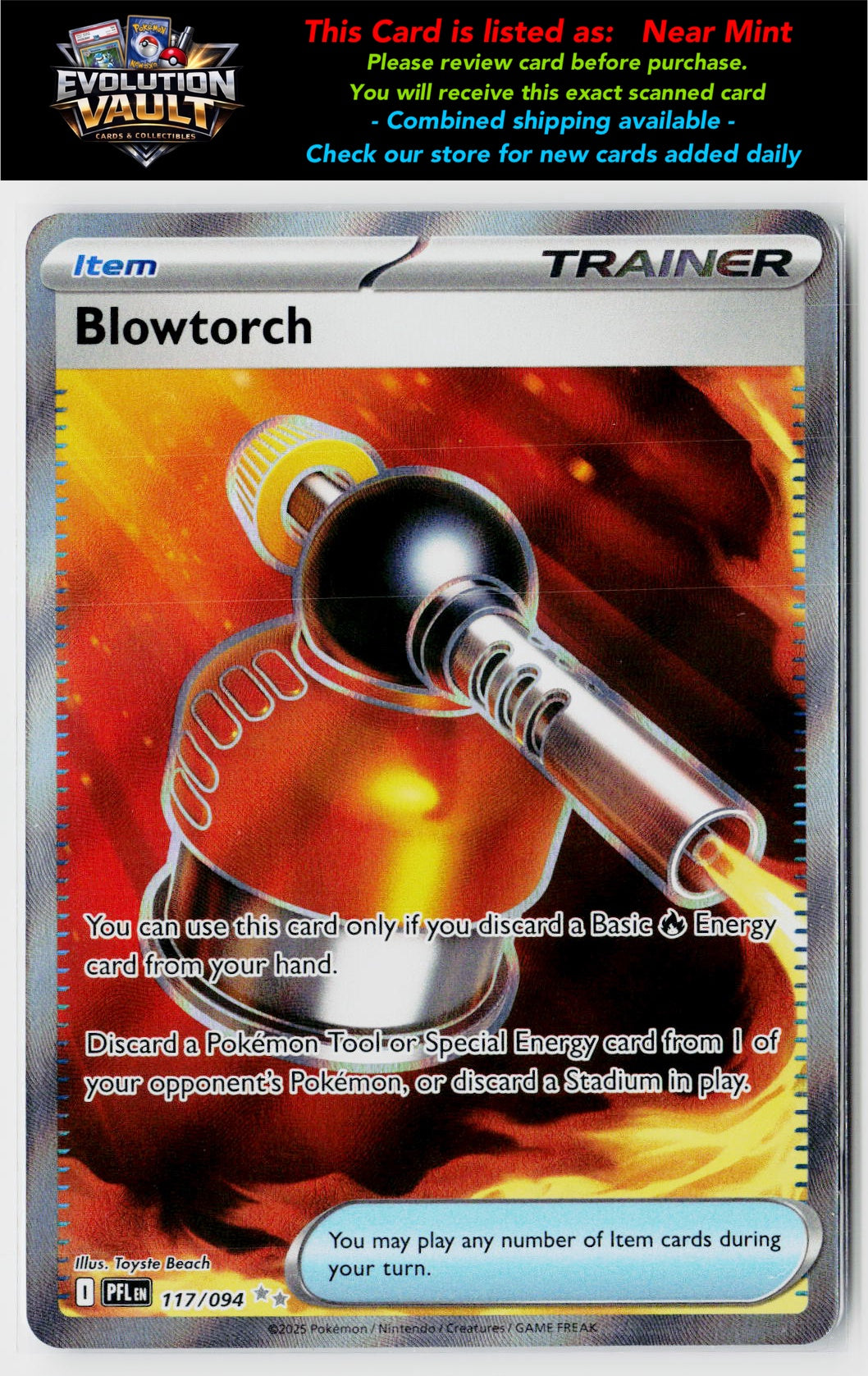 ME02: Phantasmal Flames #117/094 Blowtorch