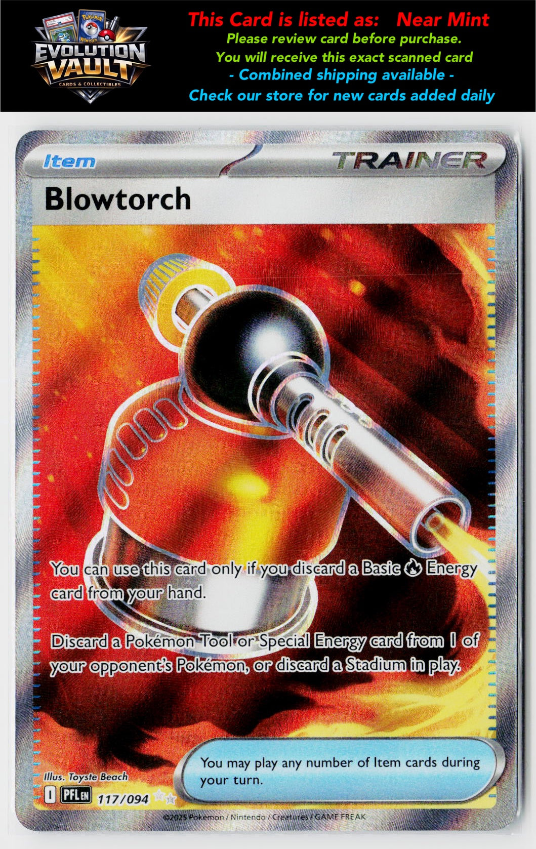 ME02: Phantasmal Flames #117/094 Blowtorch