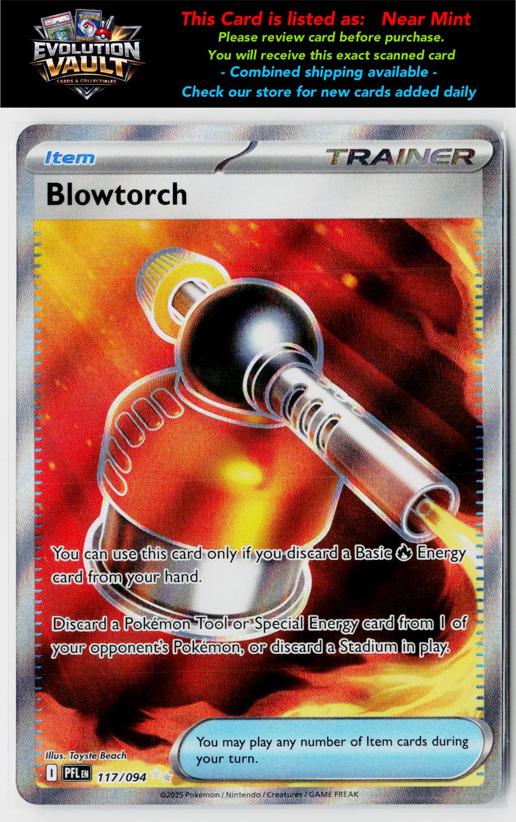 ME02: Phantasmal Flames #117/094 Blowtorch