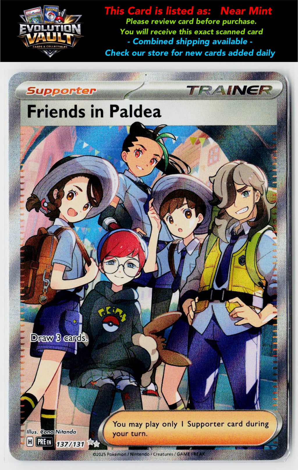 SV: Prismatic Evolutions #137/131 Friends in Paldea