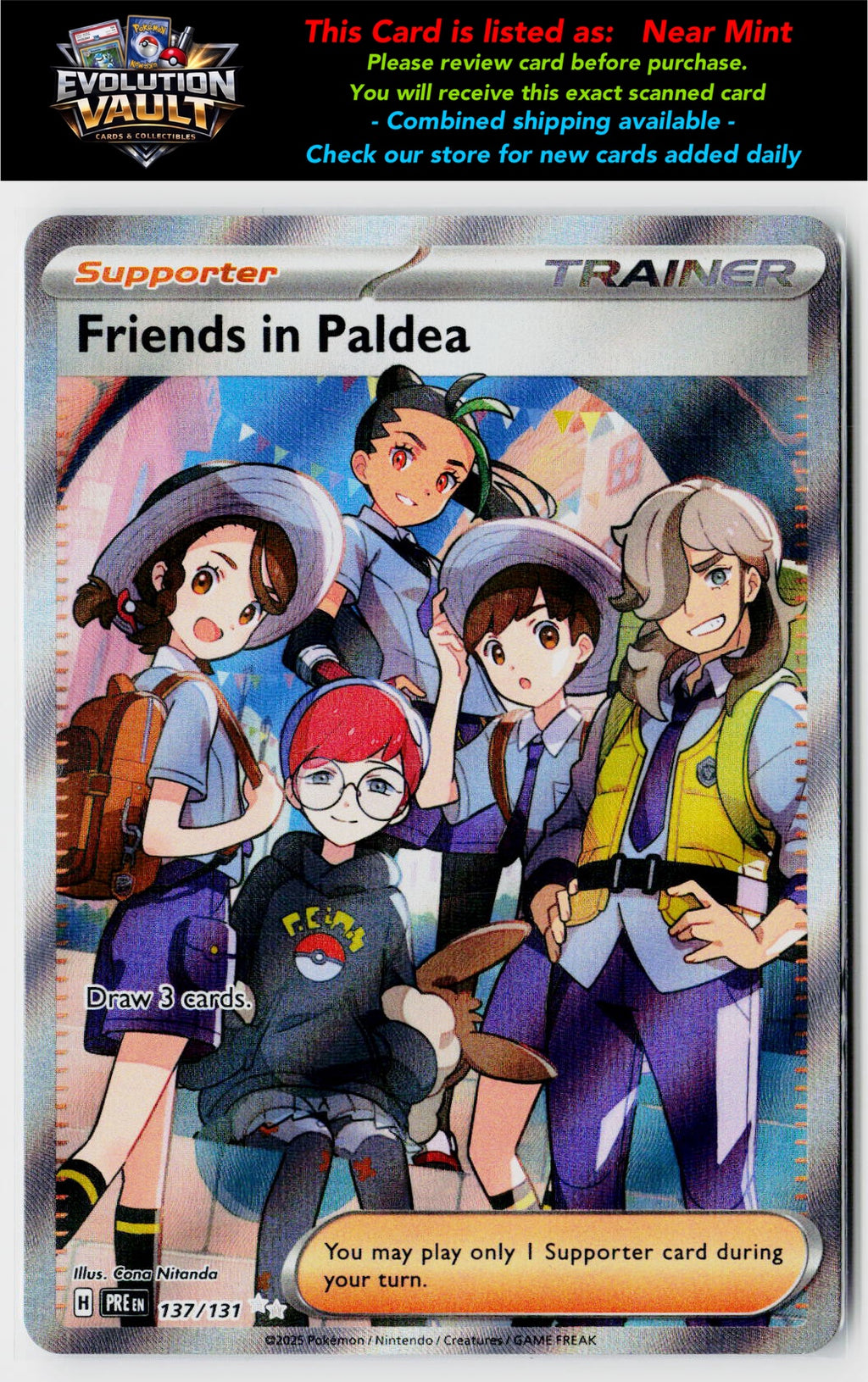 SV: Prismatic Evolutions #137/131 Friends in Paldea